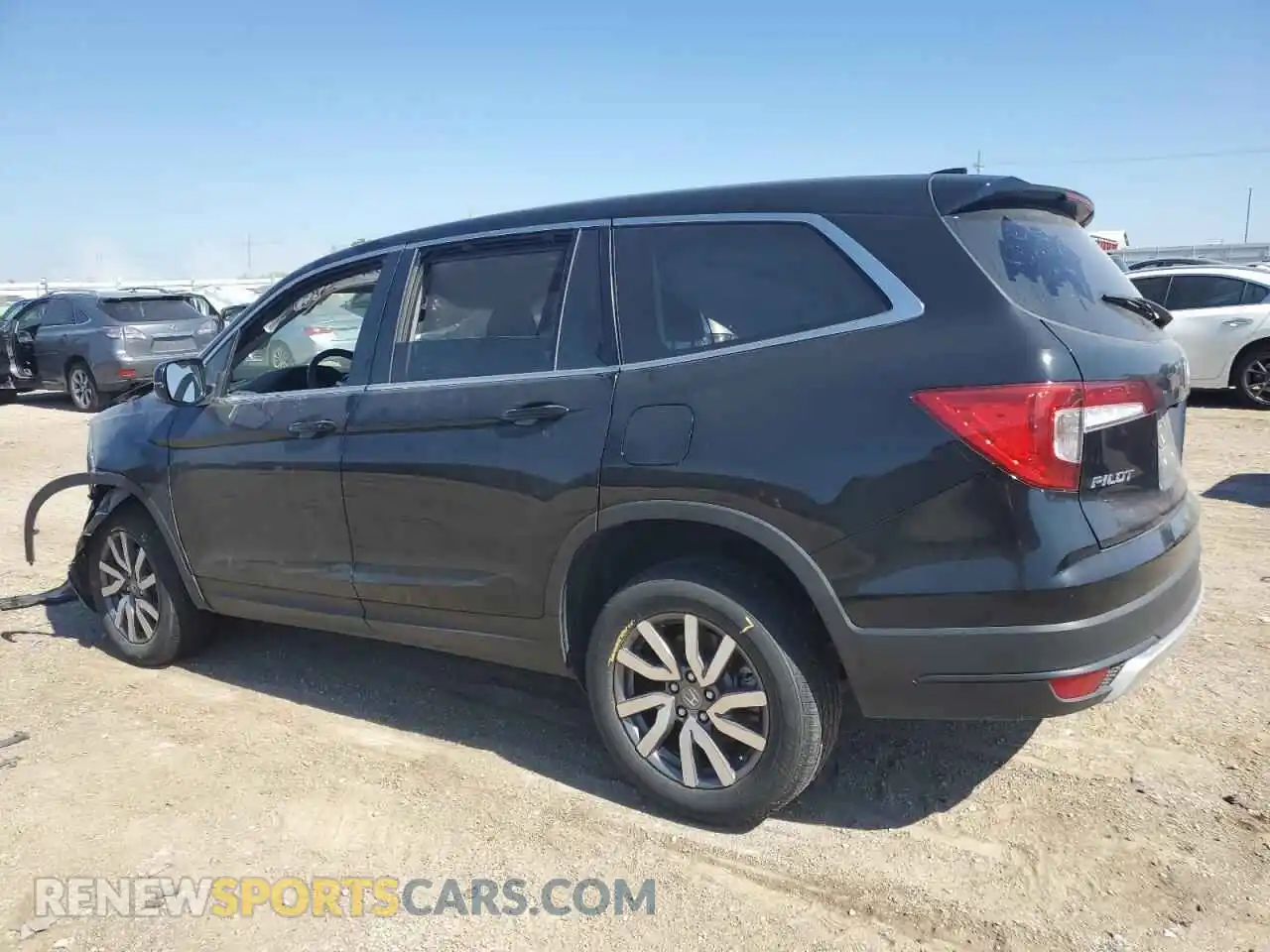 2 Photograph of a damaged car 5FNYF6H51MB092845 HONDA PILOT 2021