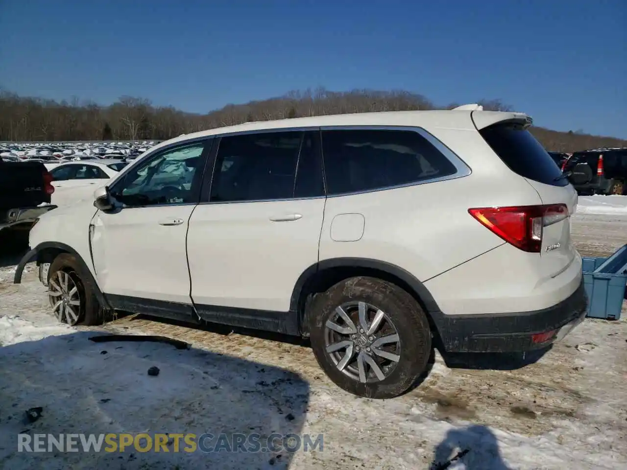 2 Photograph of a damaged car 5FNYF6H52MB017040 HONDA PILOT 2021