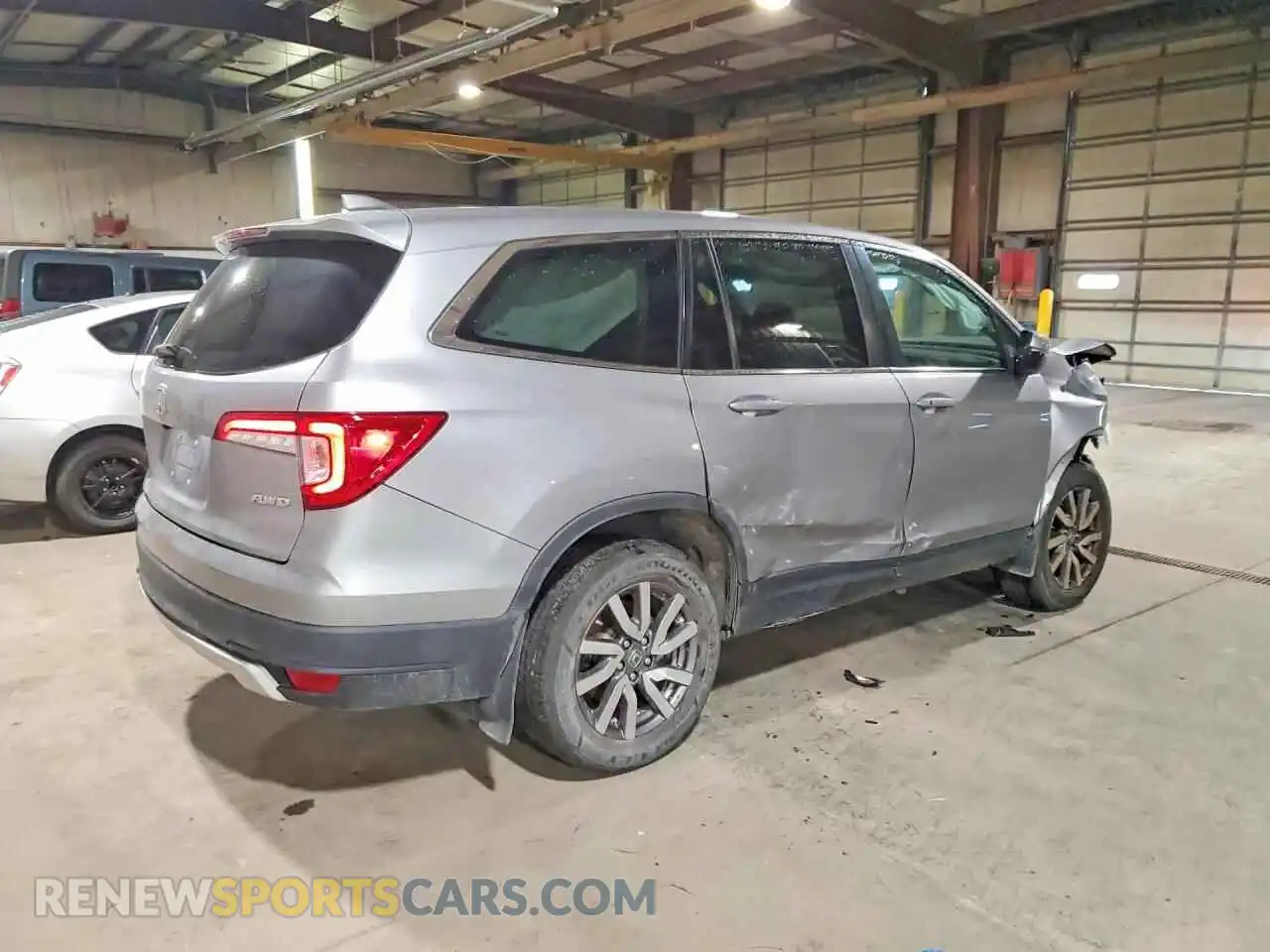 3 Photograph of a damaged car 5FNYF6H52MB022741 HONDA PILOT 2021
