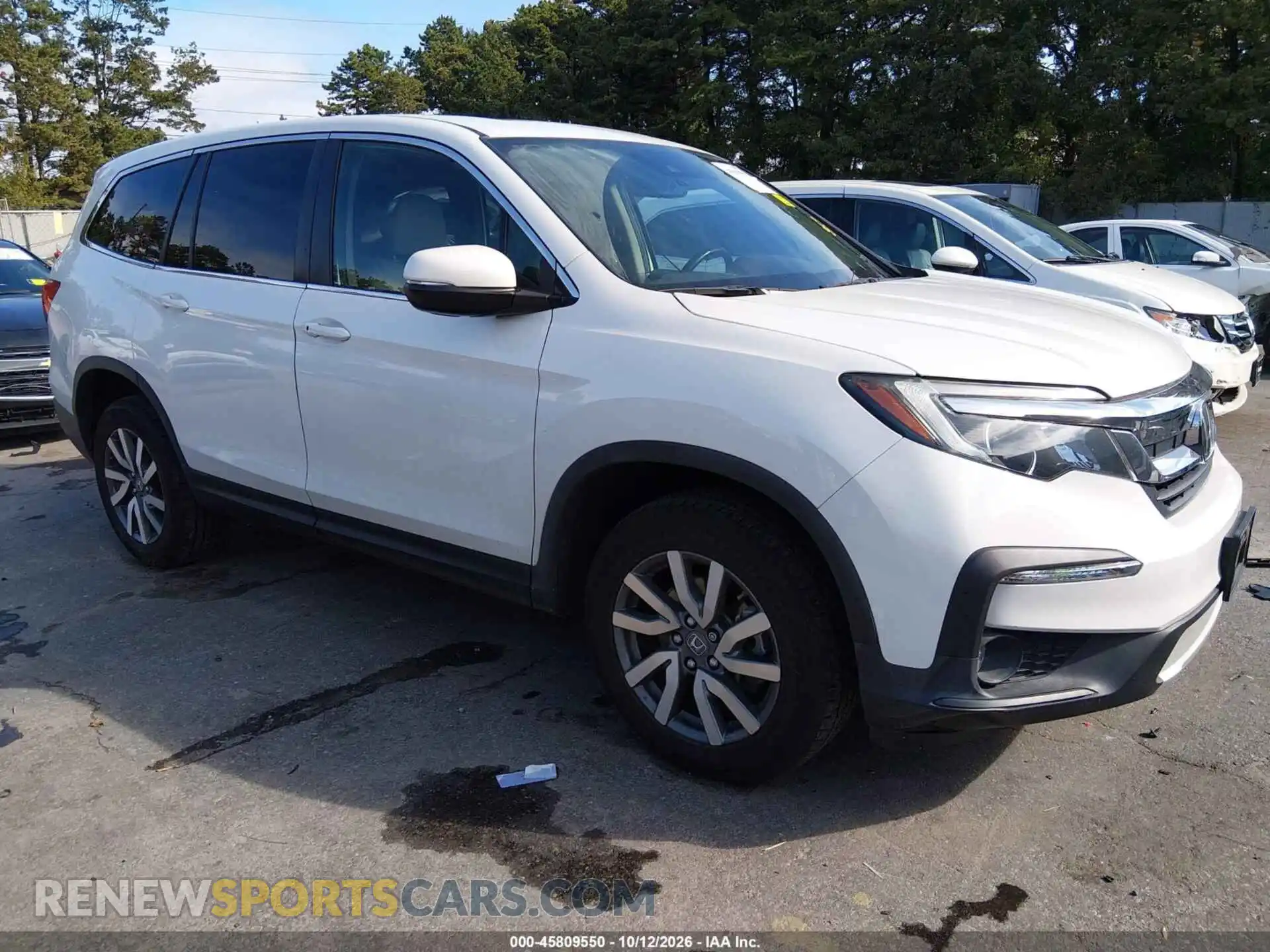 1 Photograph of a damaged car 5FNYF6H52MB032668 HONDA PILOT 2021