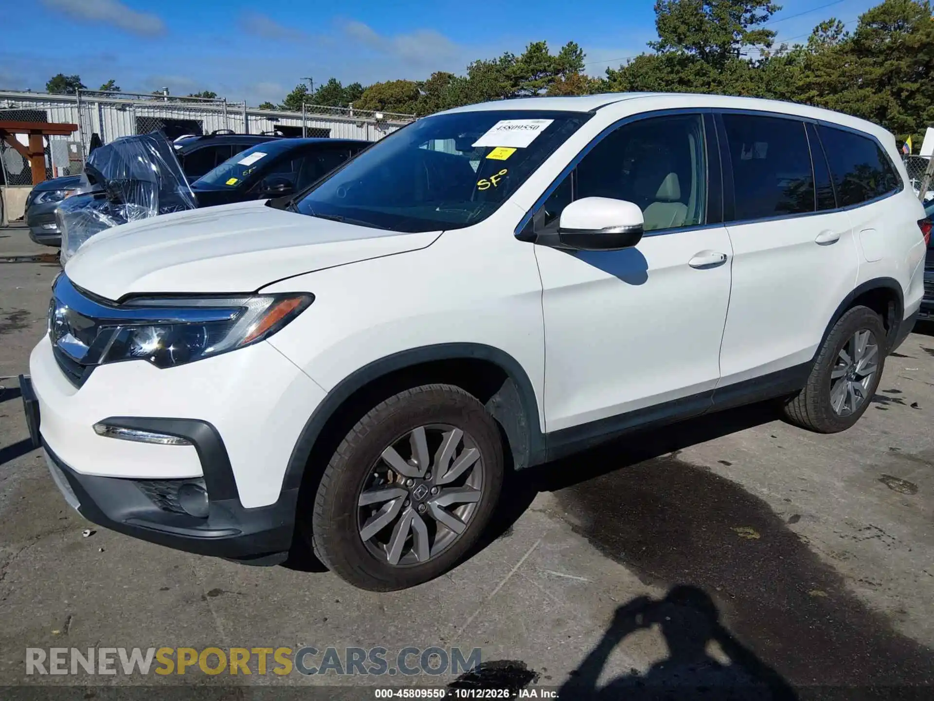 2 Photograph of a damaged car 5FNYF6H52MB032668 HONDA PILOT 2021