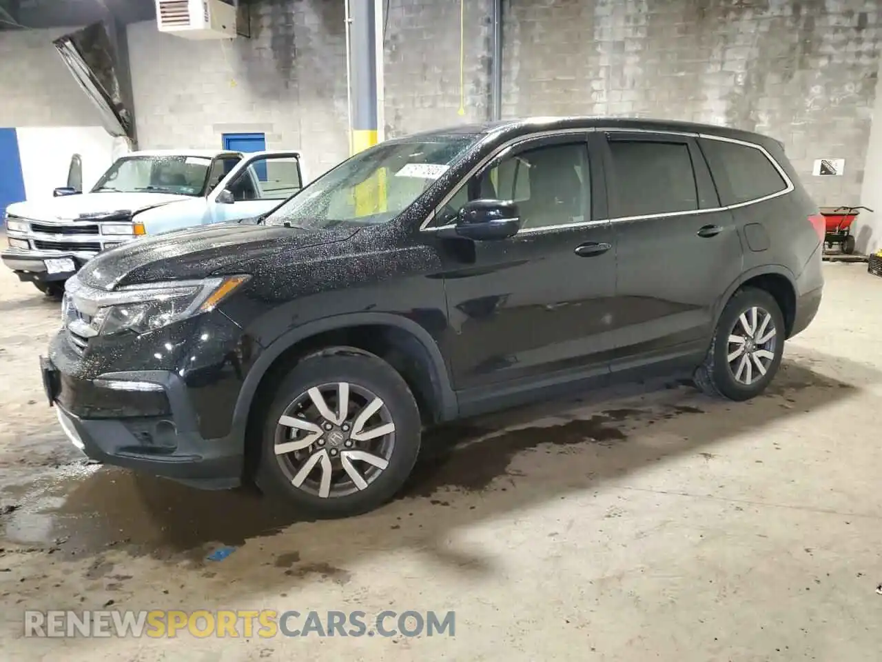 1 Photograph of a damaged car 5FNYF6H52MB039359 HONDA PILOT 2021