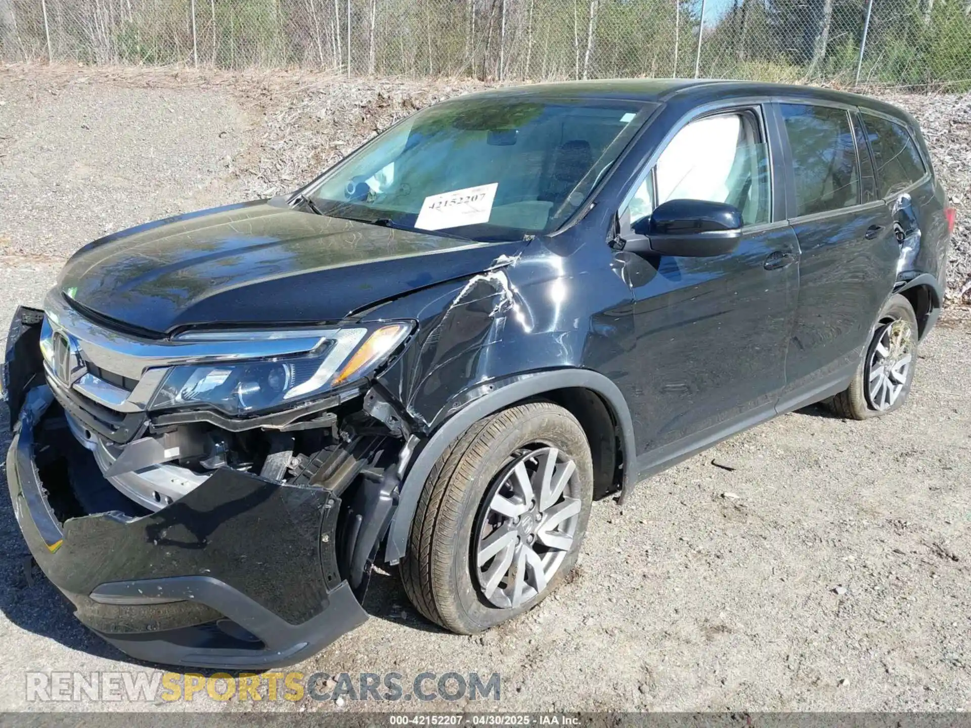 2 Photograph of a damaged car 5FNYF6H52MB072832 HONDA PILOT 2021