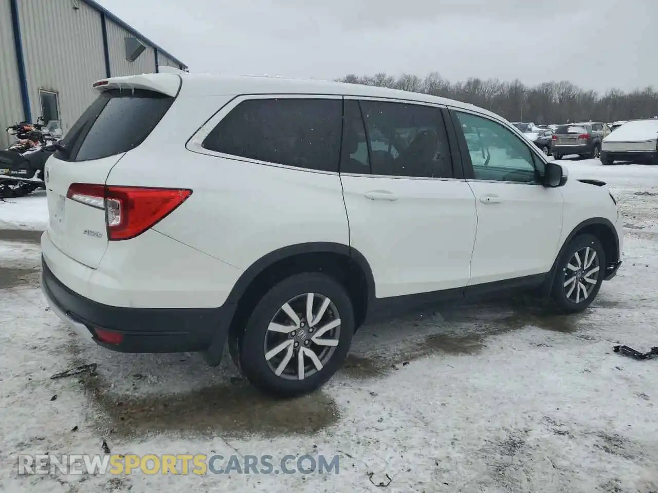 3 Photograph of a damaged car 5FNYF6H52MB090392 HONDA PILOT 2021