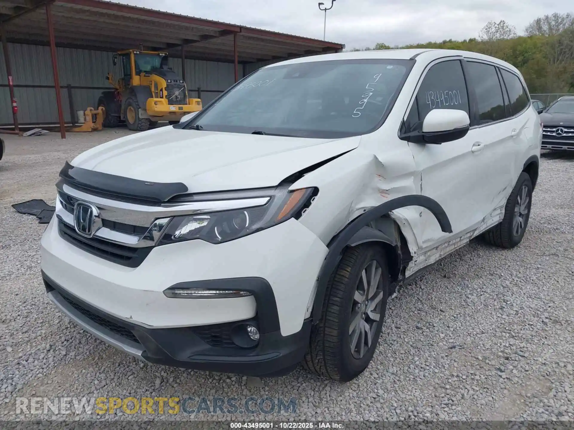 2 Photograph of a damaged car 5FNYF6H52MB095995 HONDA PILOT 2021