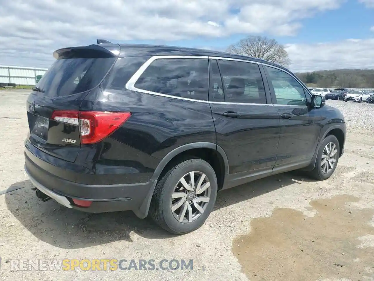 3 Photograph of a damaged car 5FNYF6H52MB100595 HONDA PILOT 2021