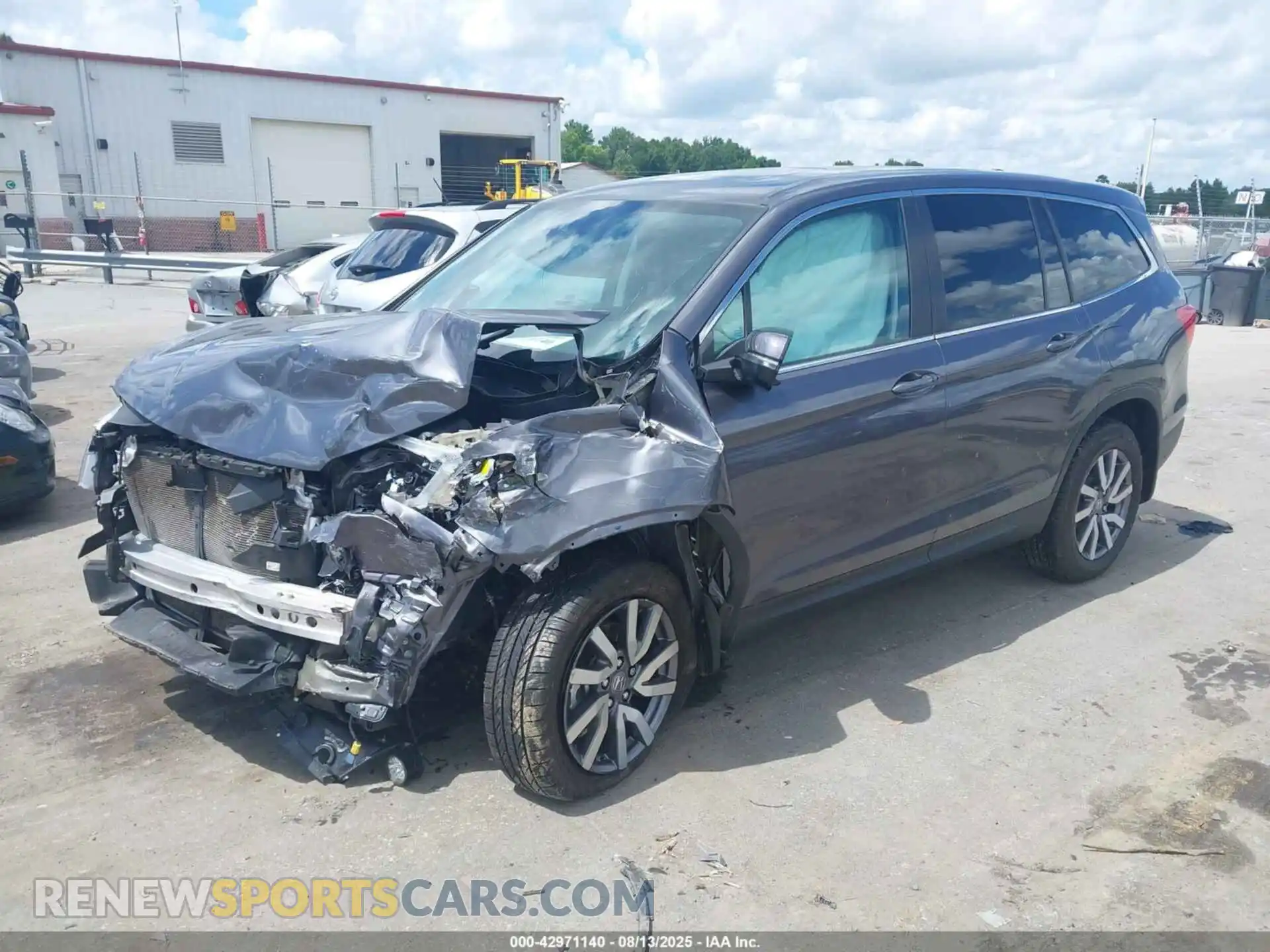 2 Photograph of a damaged car 5FNYF6H53MB079823 HONDA PILOT 2021