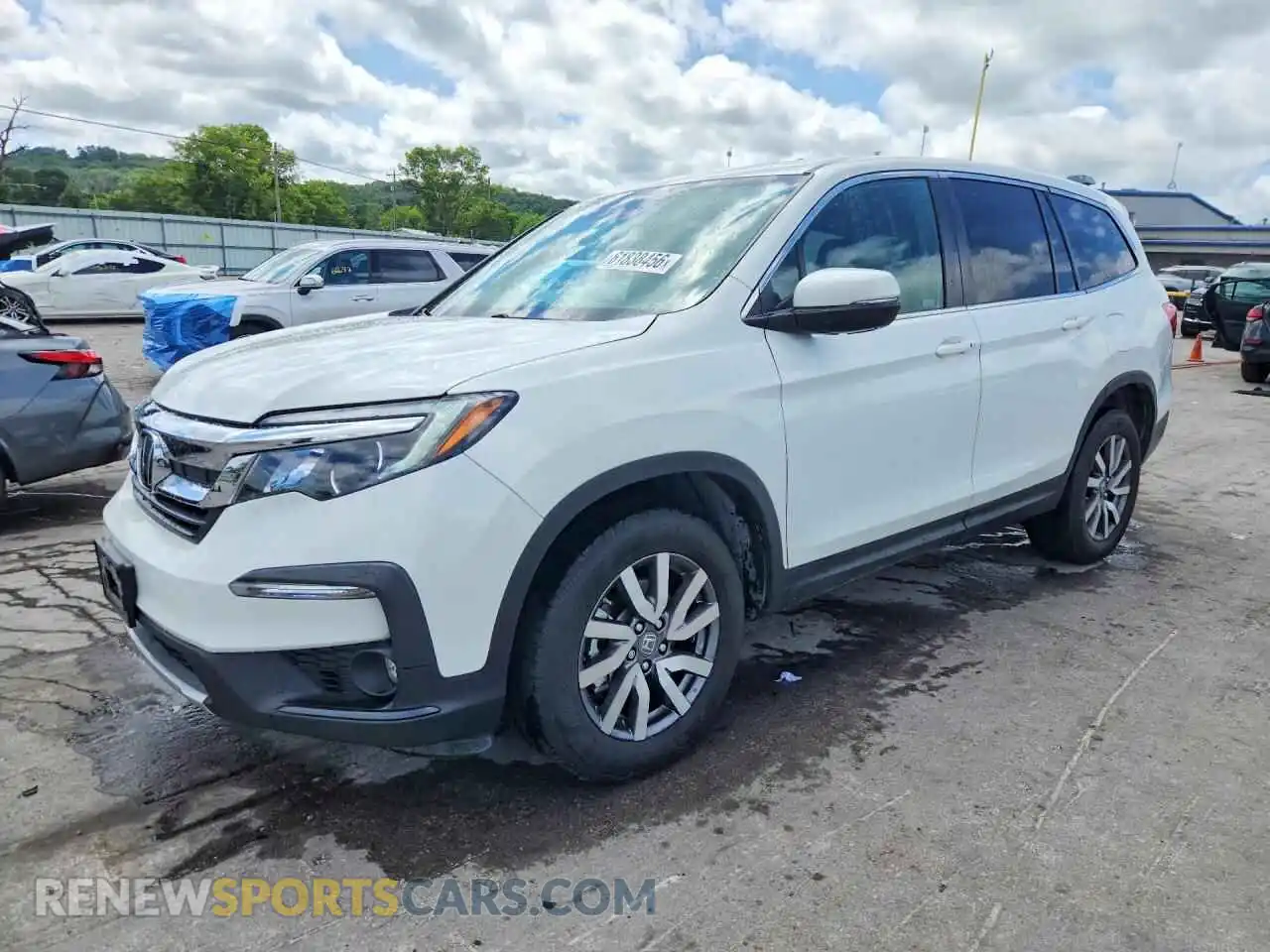 1 Photograph of a damaged car 5FNYF6H53MB098310 HONDA PILOT 2021