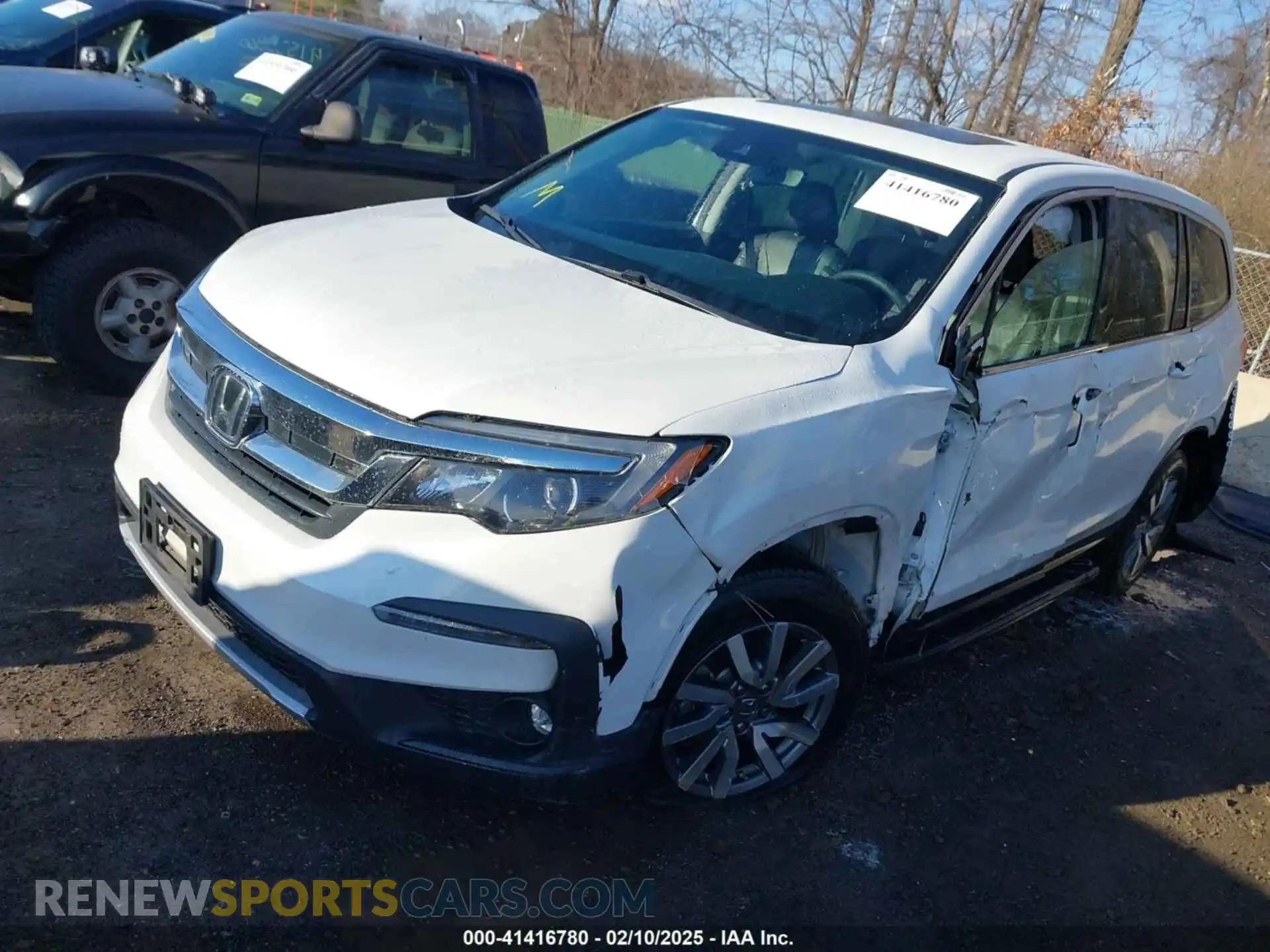 2 Photograph of a damaged car 5FNYF6H54MB020232 HONDA PILOT 2021