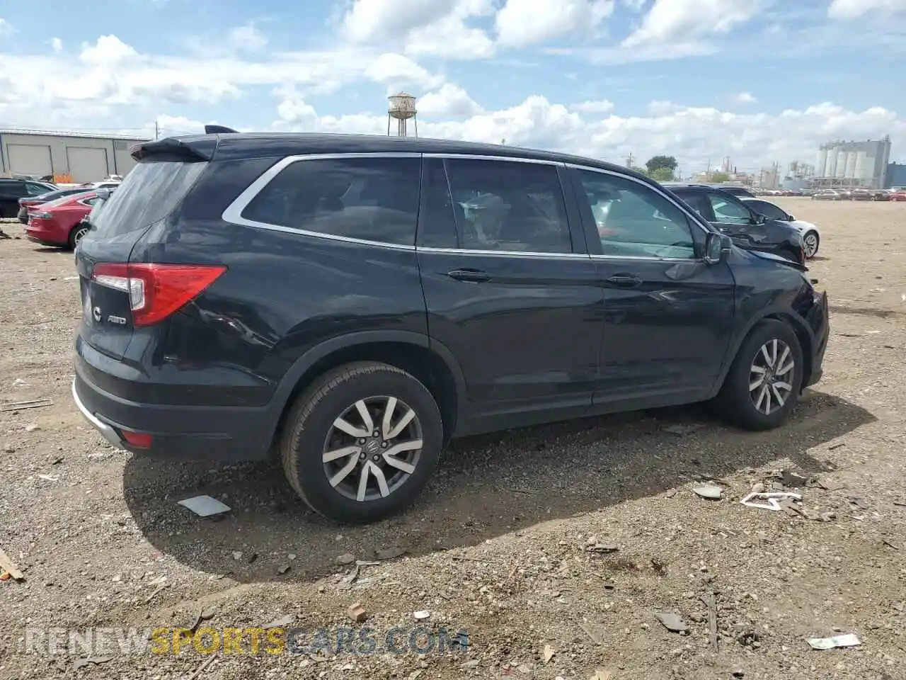 3 Photograph of a damaged car 5FNYF6H54MB030372 HONDA PILOT 2021