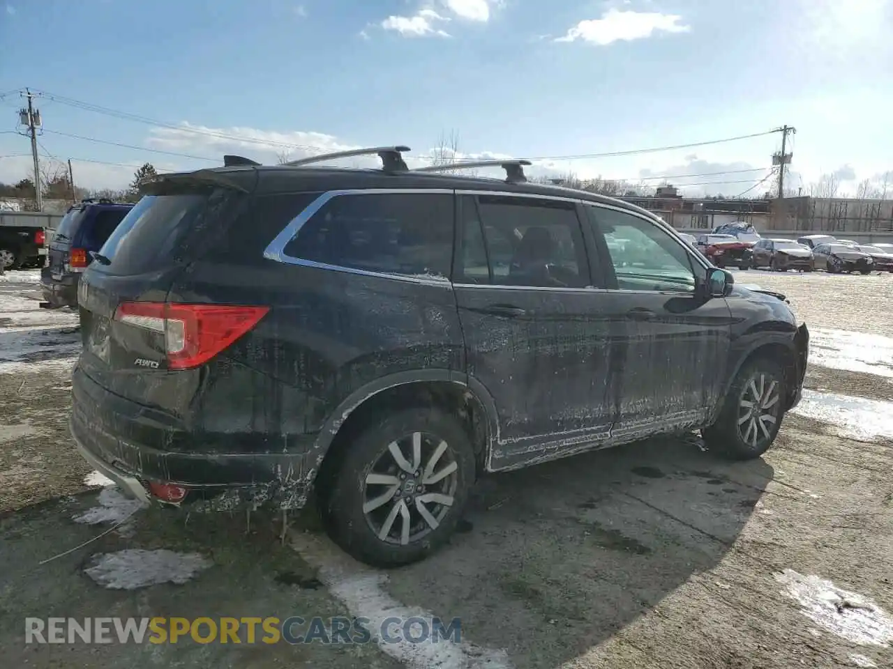 3 Photograph of a damaged car 5FNYF6H54MB047480 HONDA PILOT 2021