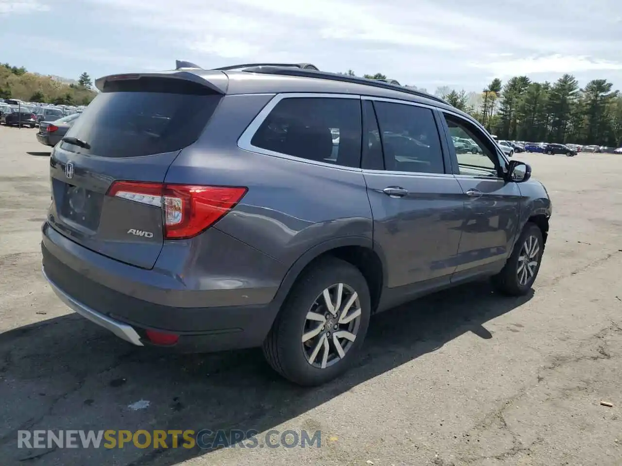 3 Photograph of a damaged car 5FNYF6H54MB052212 HONDA PILOT 2021
