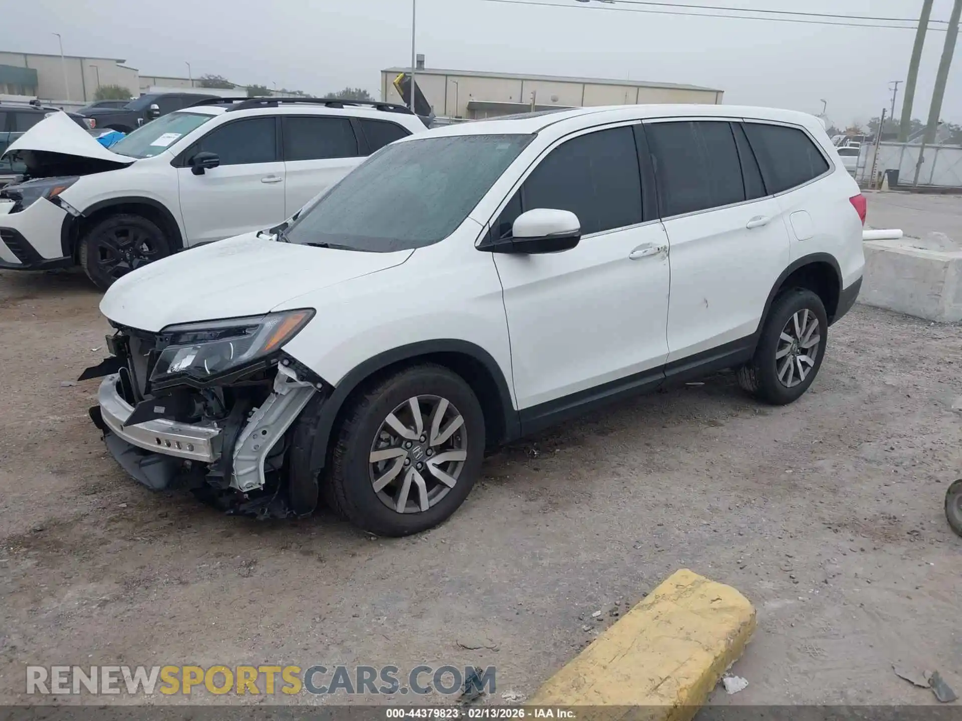 2 Photograph of a damaged car 5FNYF6H54MB056521 HONDA PILOT 2021