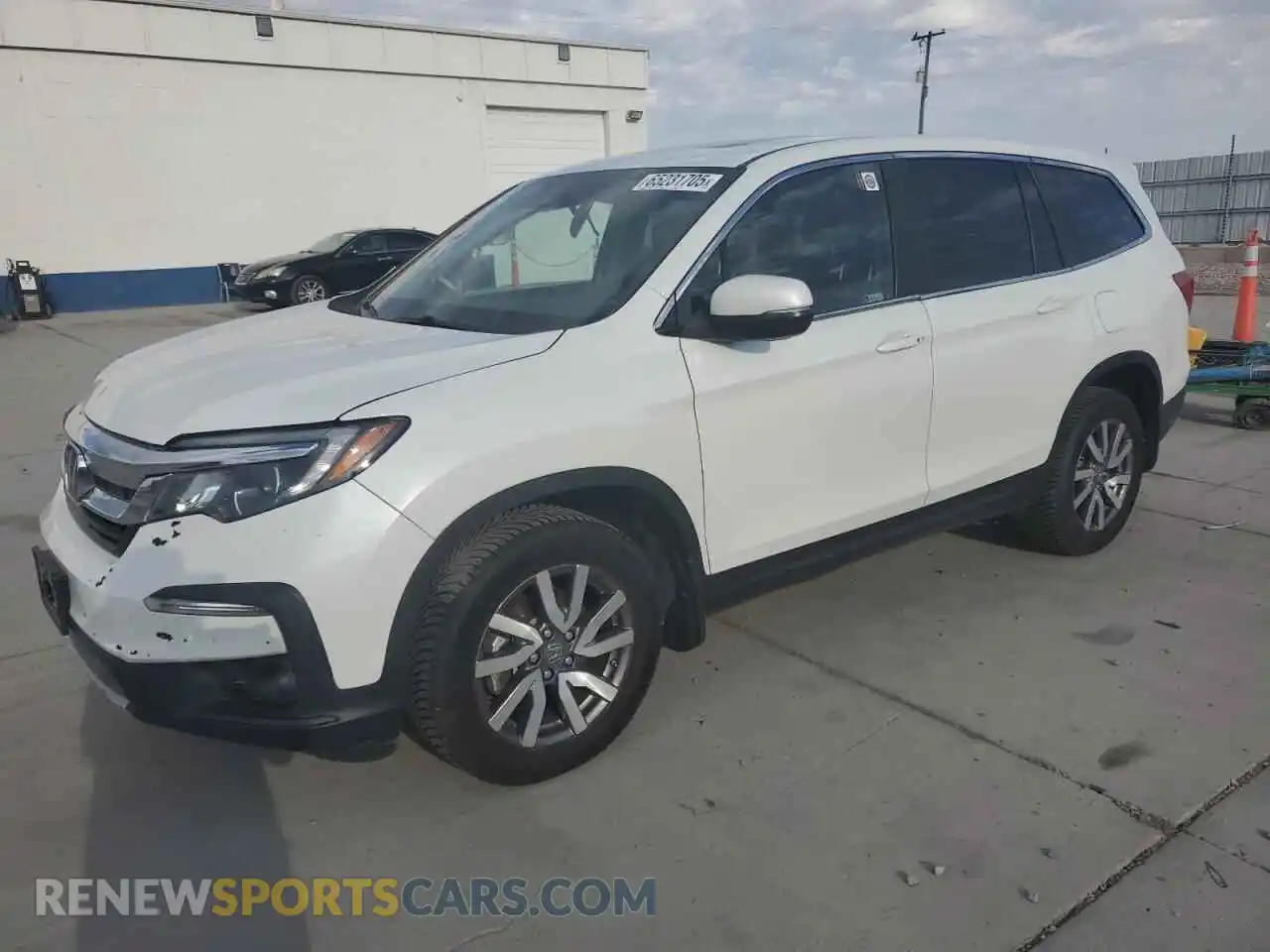 1 Photograph of a damaged car 5FNYF6H54MB094413 HONDA PILOT 2021