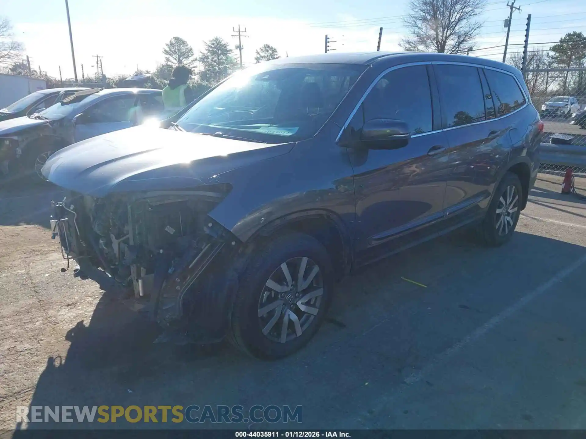 2 Photograph of a damaged car 5FNYF6H55MB045964 HONDA PILOT 2021