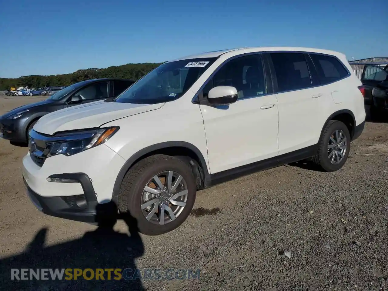 1 Photograph of a damaged car 5FNYF6H55MB061615 HONDA PILOT 2021