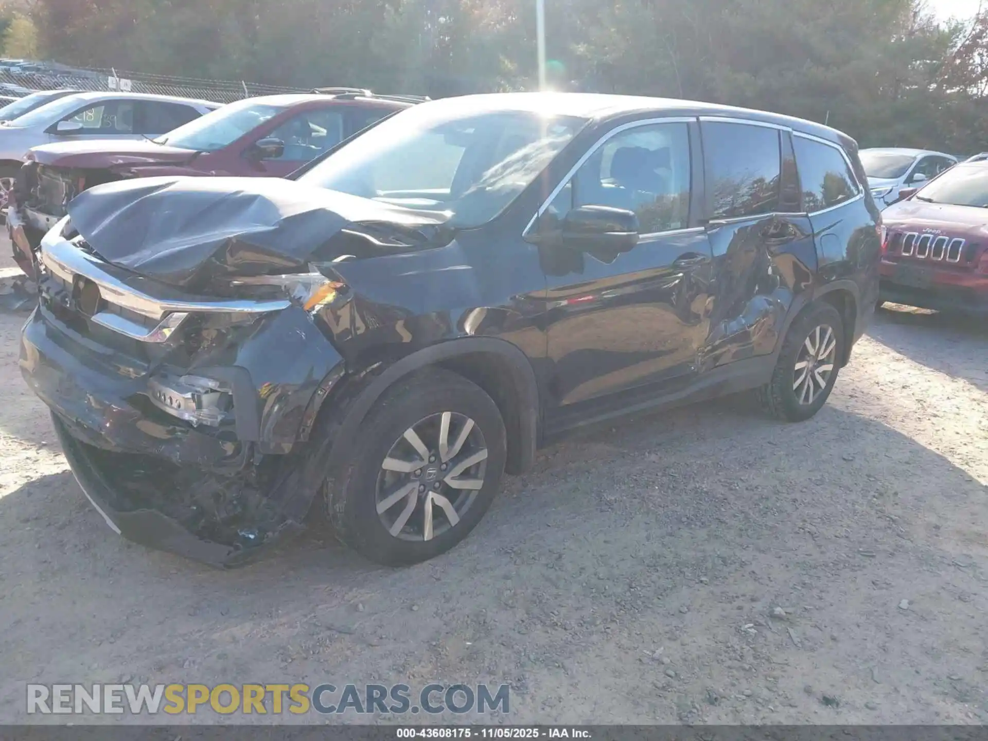 2 Photograph of a damaged car 5FNYF6H55MB074560 HONDA PILOT 2021