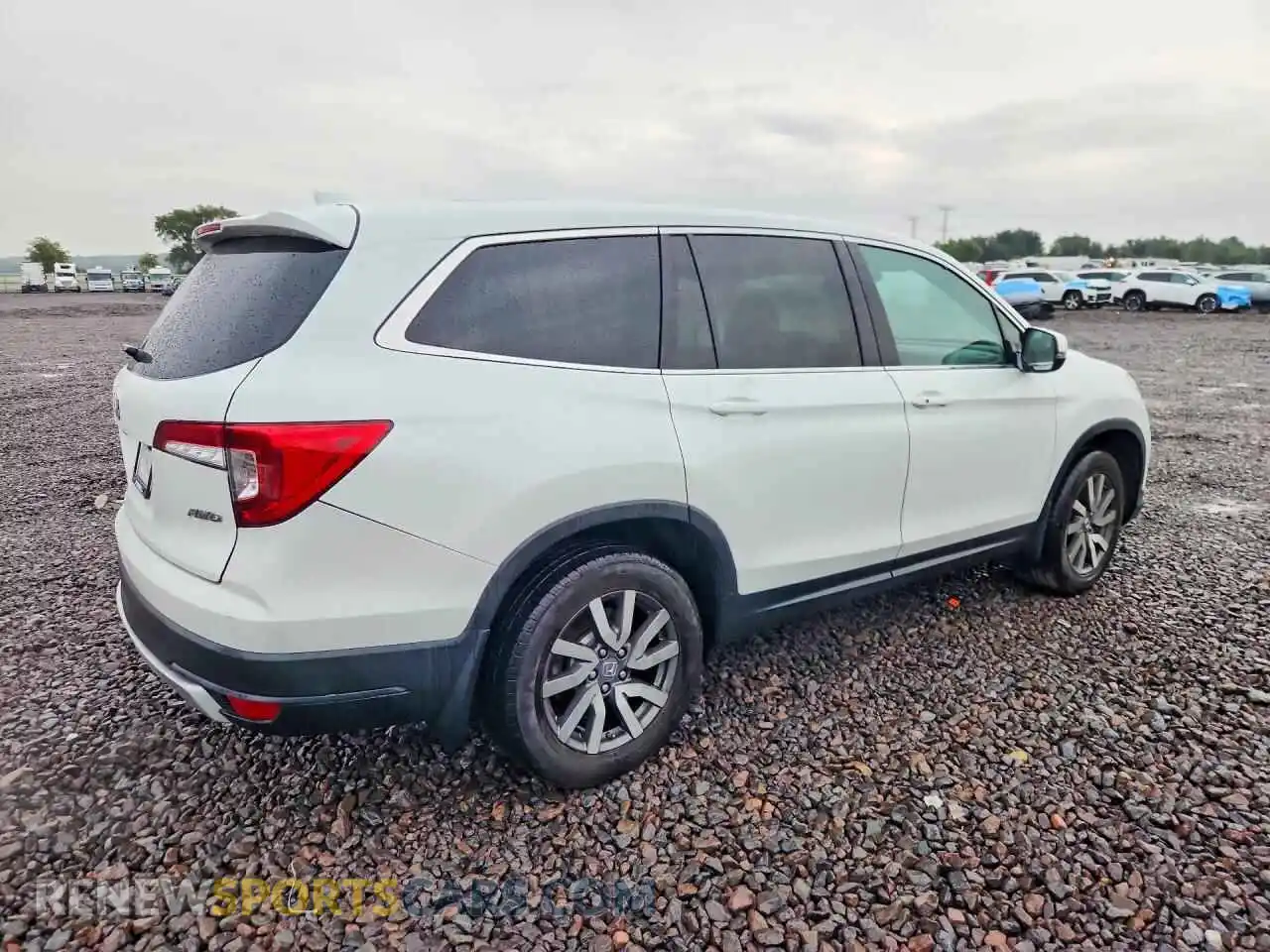 3 fotografías del automóvil dañado 5FNYF6H55MB075711 HONDA PILOT 2021
