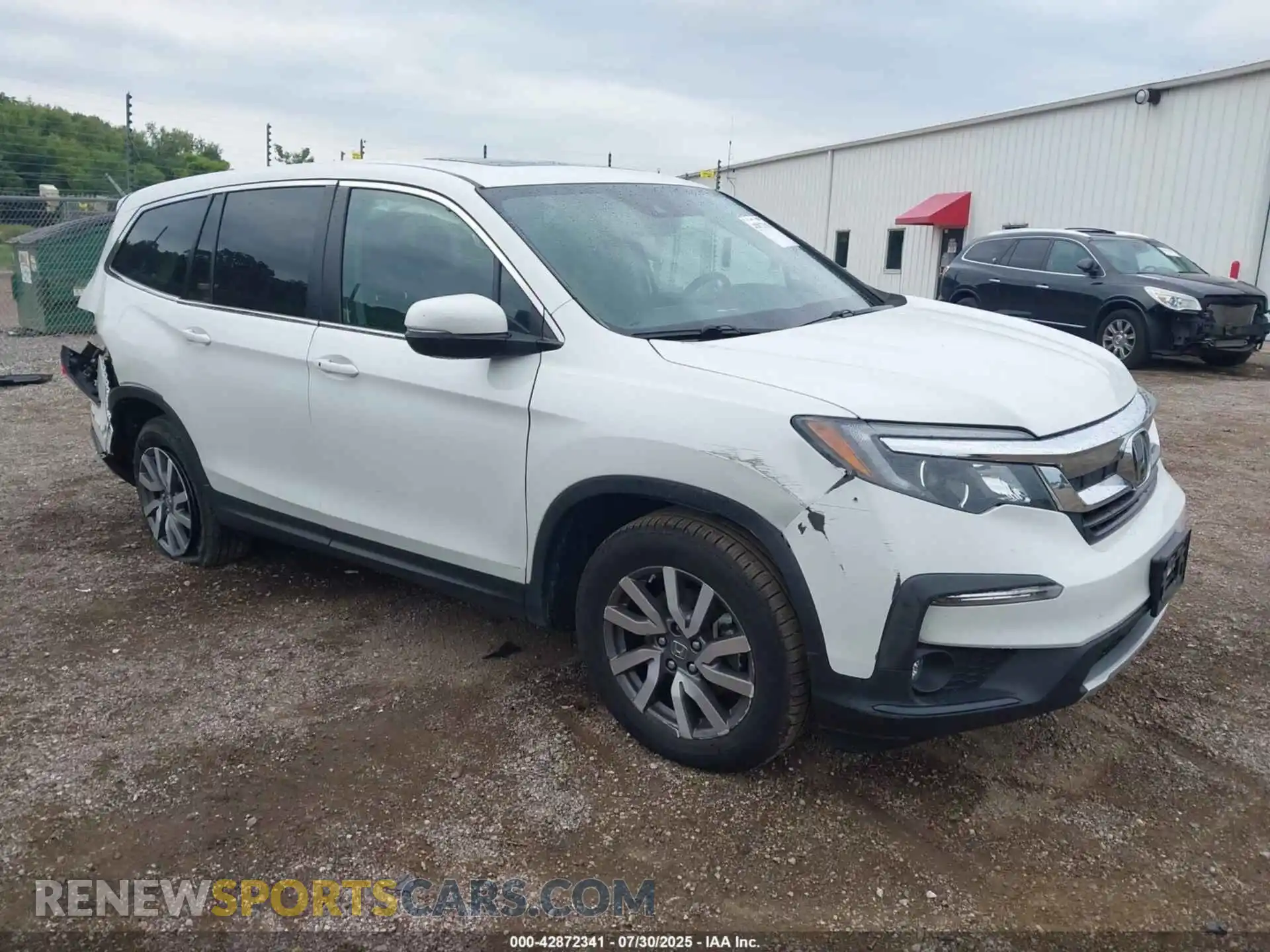 1 Photograph of a damaged car 5FNYF6H56MB064149 HONDA PILOT 2021
