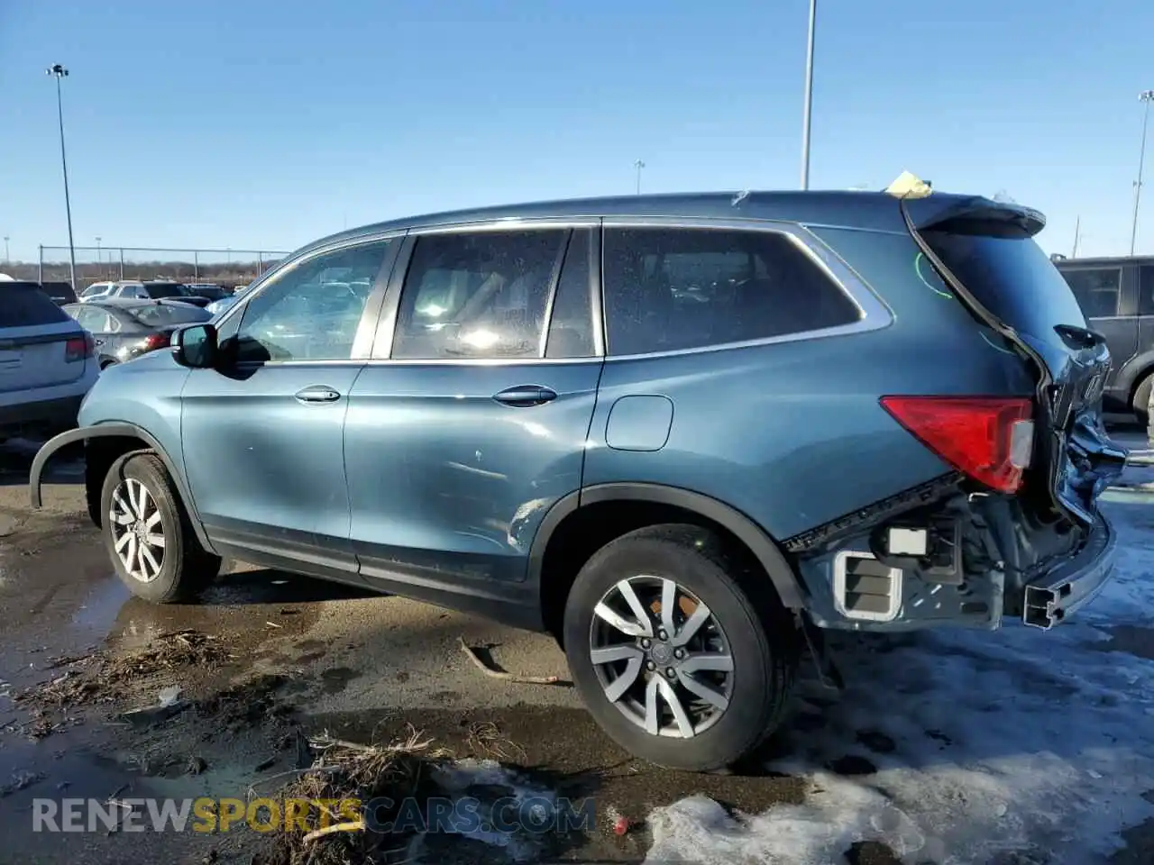 2 Photograph of a damaged car 5FNYF6H56MB066189 HONDA PILOT 2021