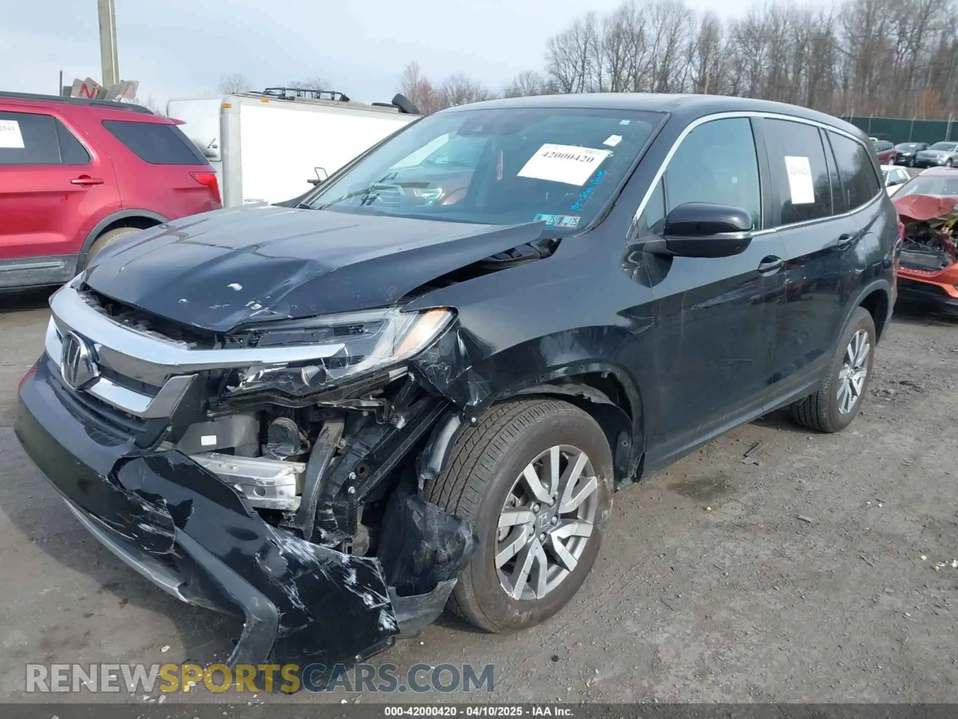 2 Photograph of a damaged car 5FNYF6H56MB099919 HONDA PILOT 2021