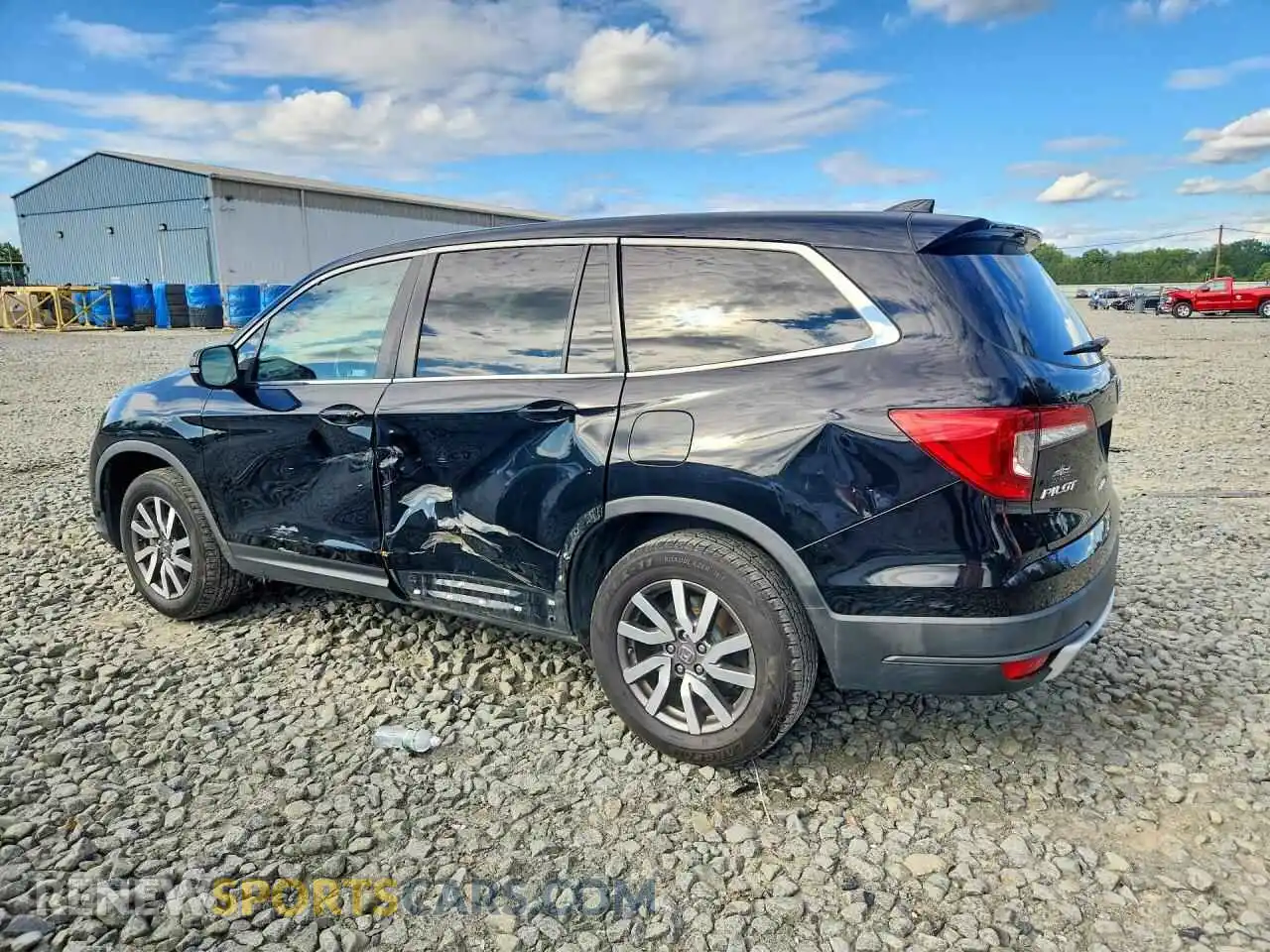 2 Photograph of a damaged car 5FNYF6H57MB018815 HONDA PILOT 2021