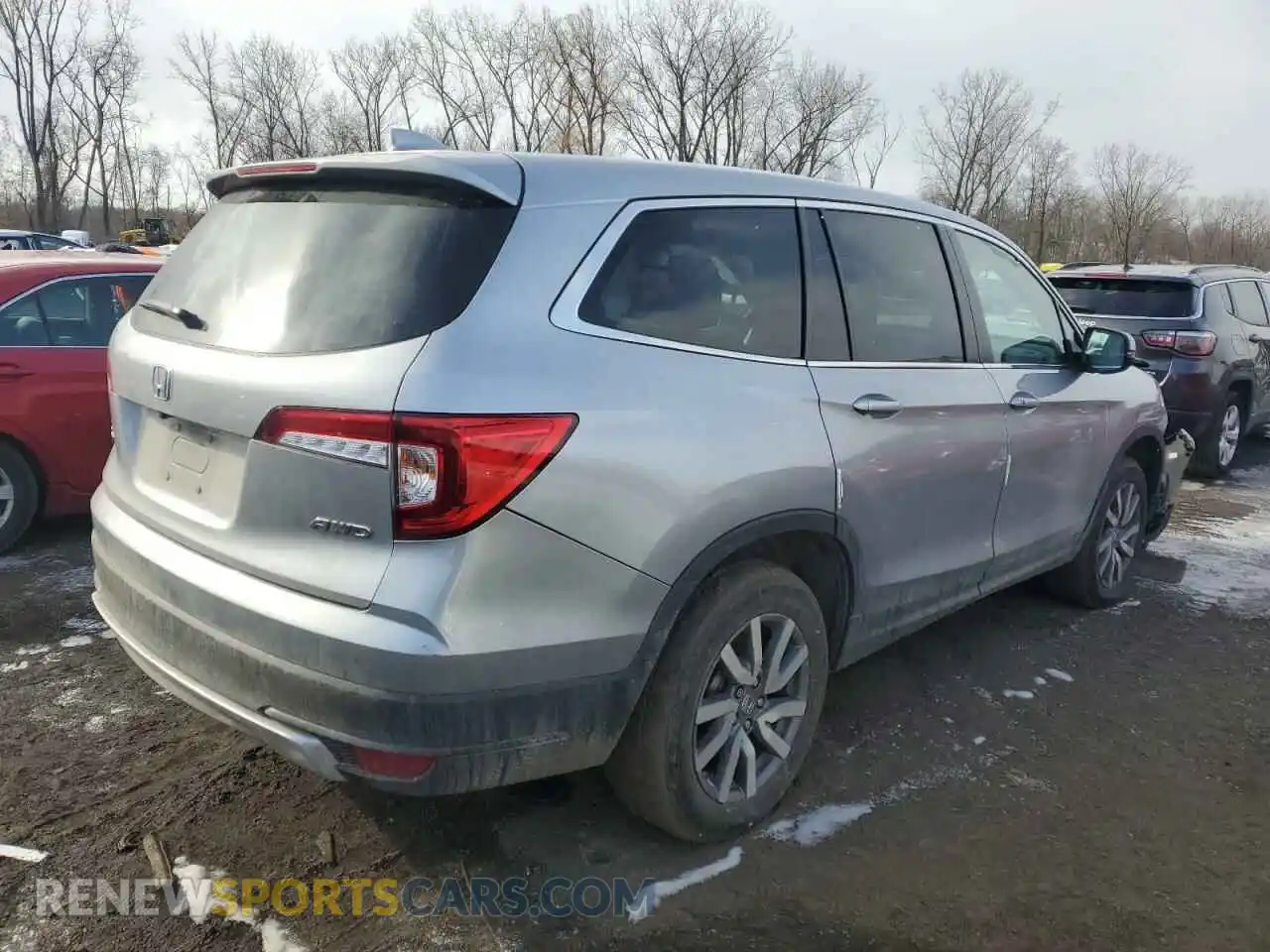 3 Photograph of a damaged car 5FNYF6H57MB047067 HONDA PILOT 2021