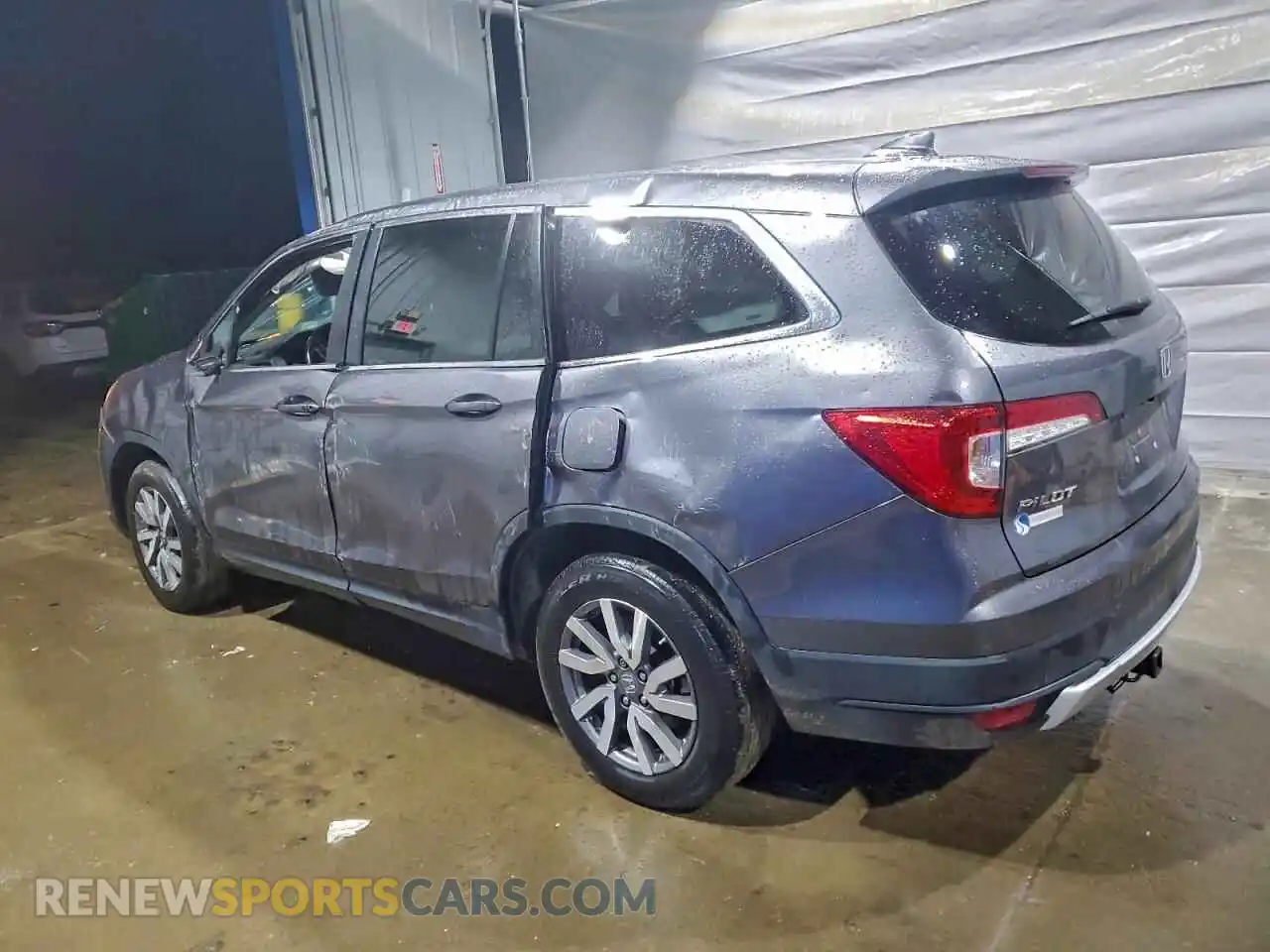 2 fotografías del automóvil dañado 5FNYF6H57MB066962 HONDA PILOT 2021