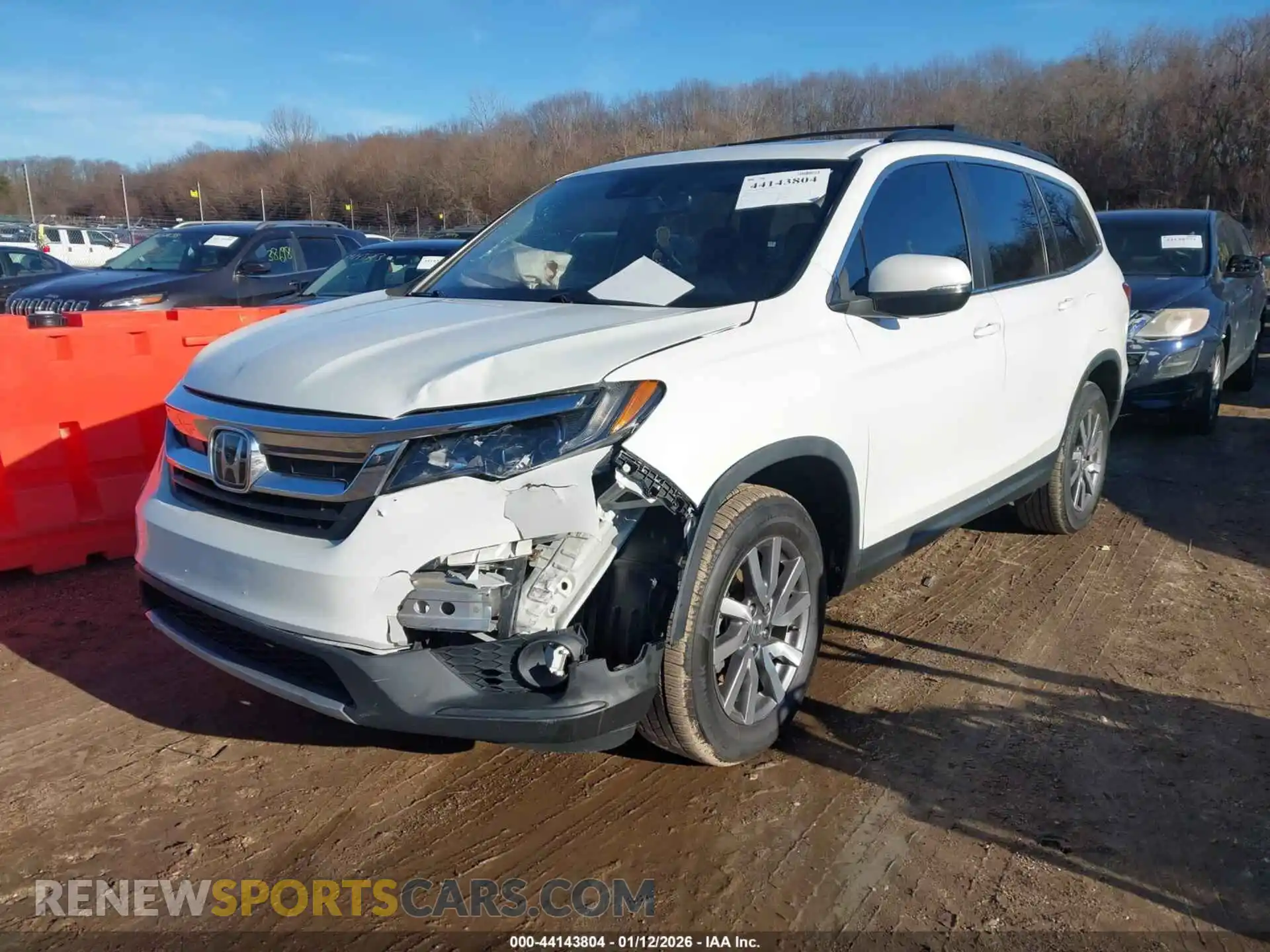 2 Photograph of a damaged car 5FNYF6H57MB086239 HONDA PILOT 2021