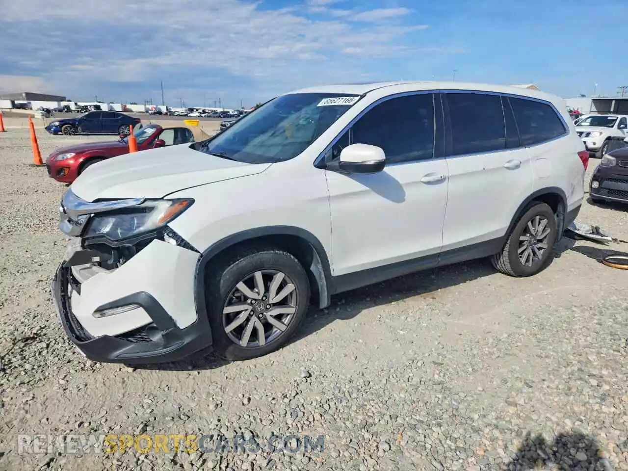 1 Photograph of a damaged car 5FNYF6H58MB010643 HONDA PILOT 2021