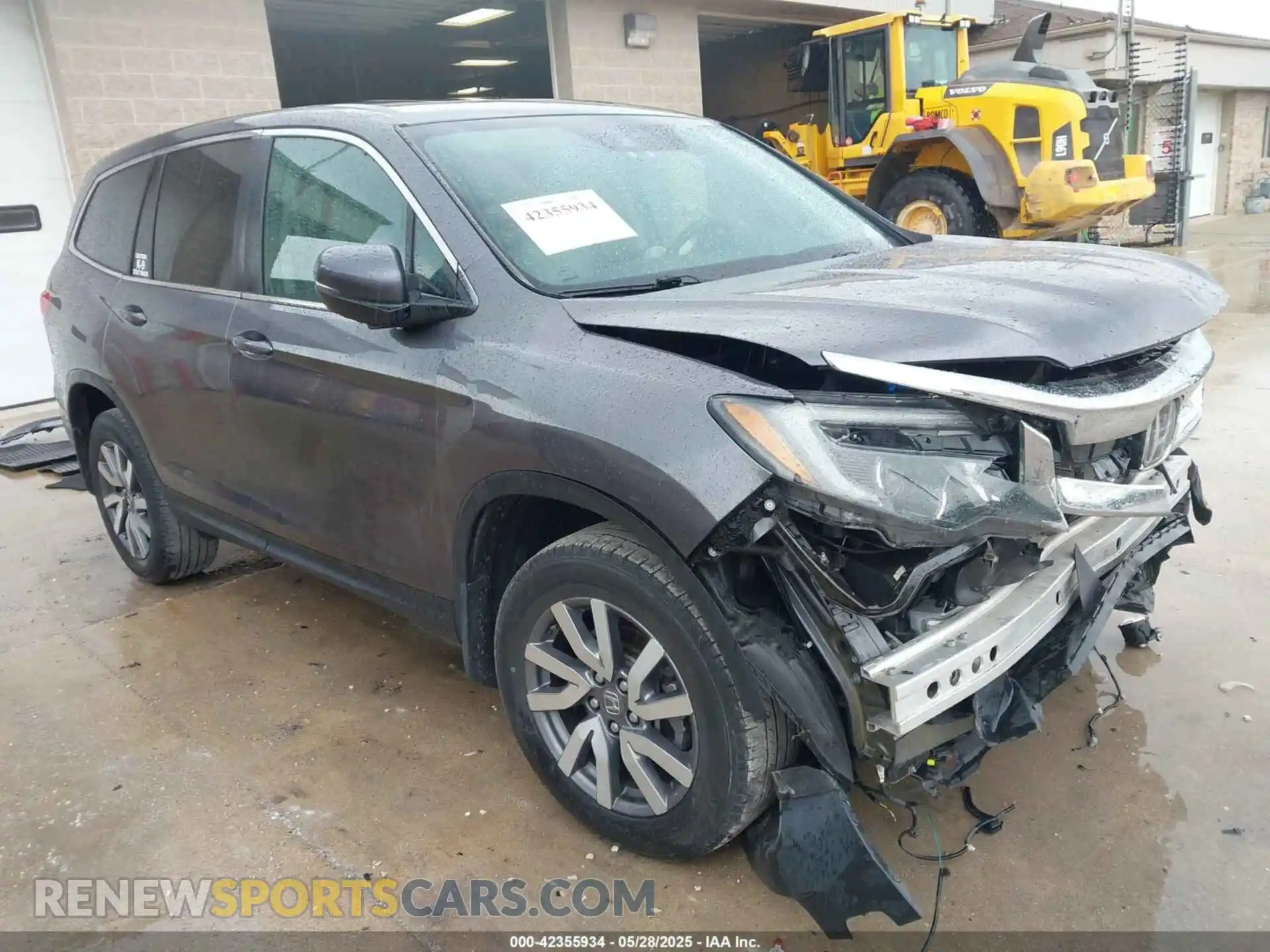 1 Photograph of a damaged car 5FNYF6H58MB030939 HONDA PILOT 2021