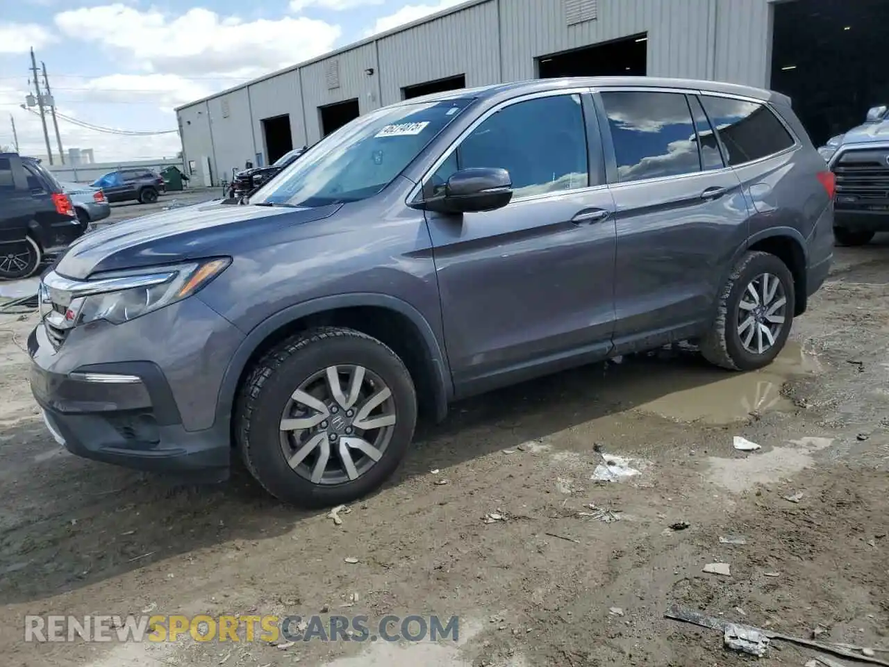 1 Photograph of a damaged car 5FNYF6H58MB052178 HONDA PILOT 2021