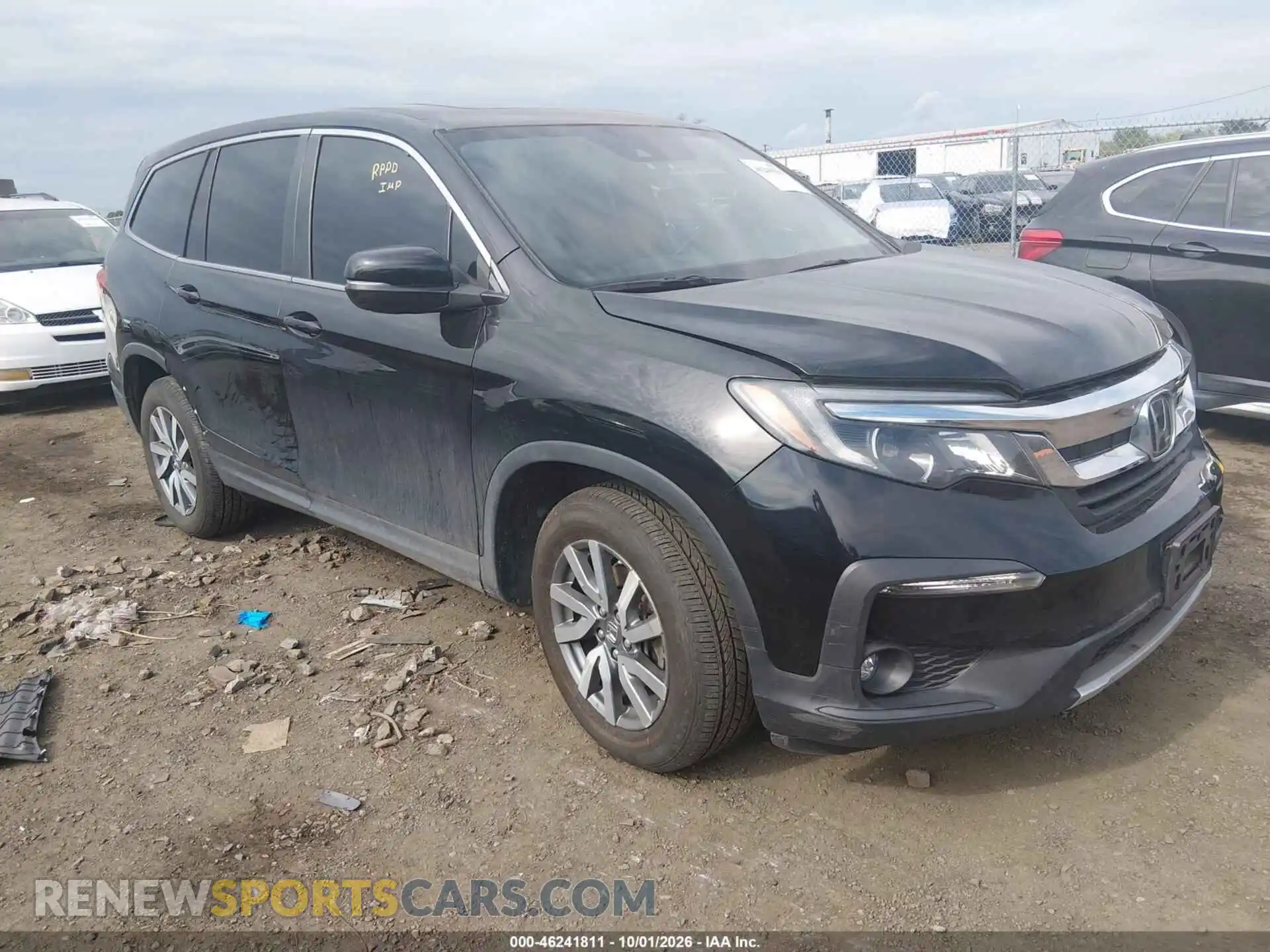 1 Photograph of a damaged car 5FNYF6H58MB063570 HONDA PILOT 2021