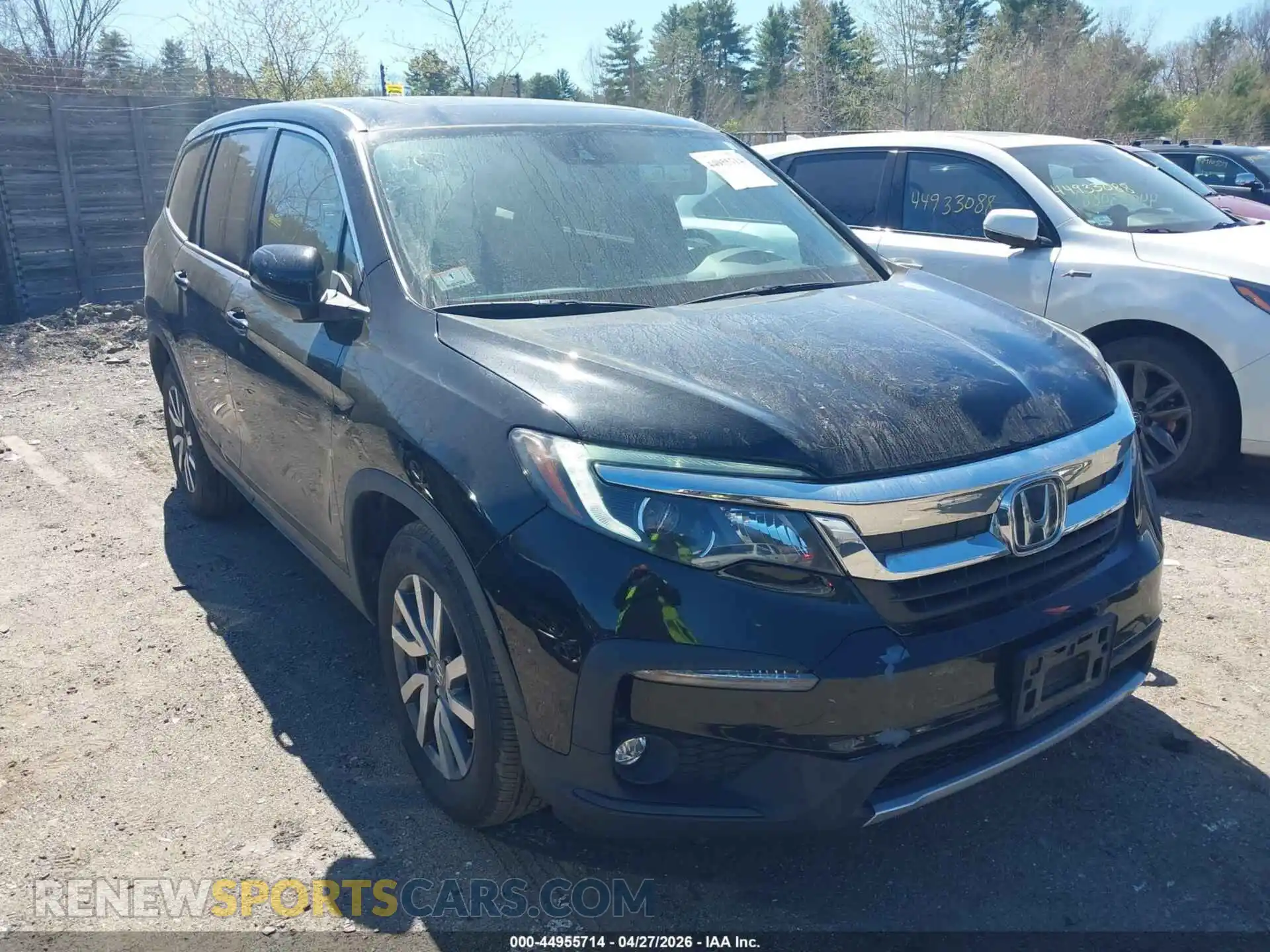 1 Photograph of a damaged car 5FNYF6H59MB031758 HONDA PILOT 2021