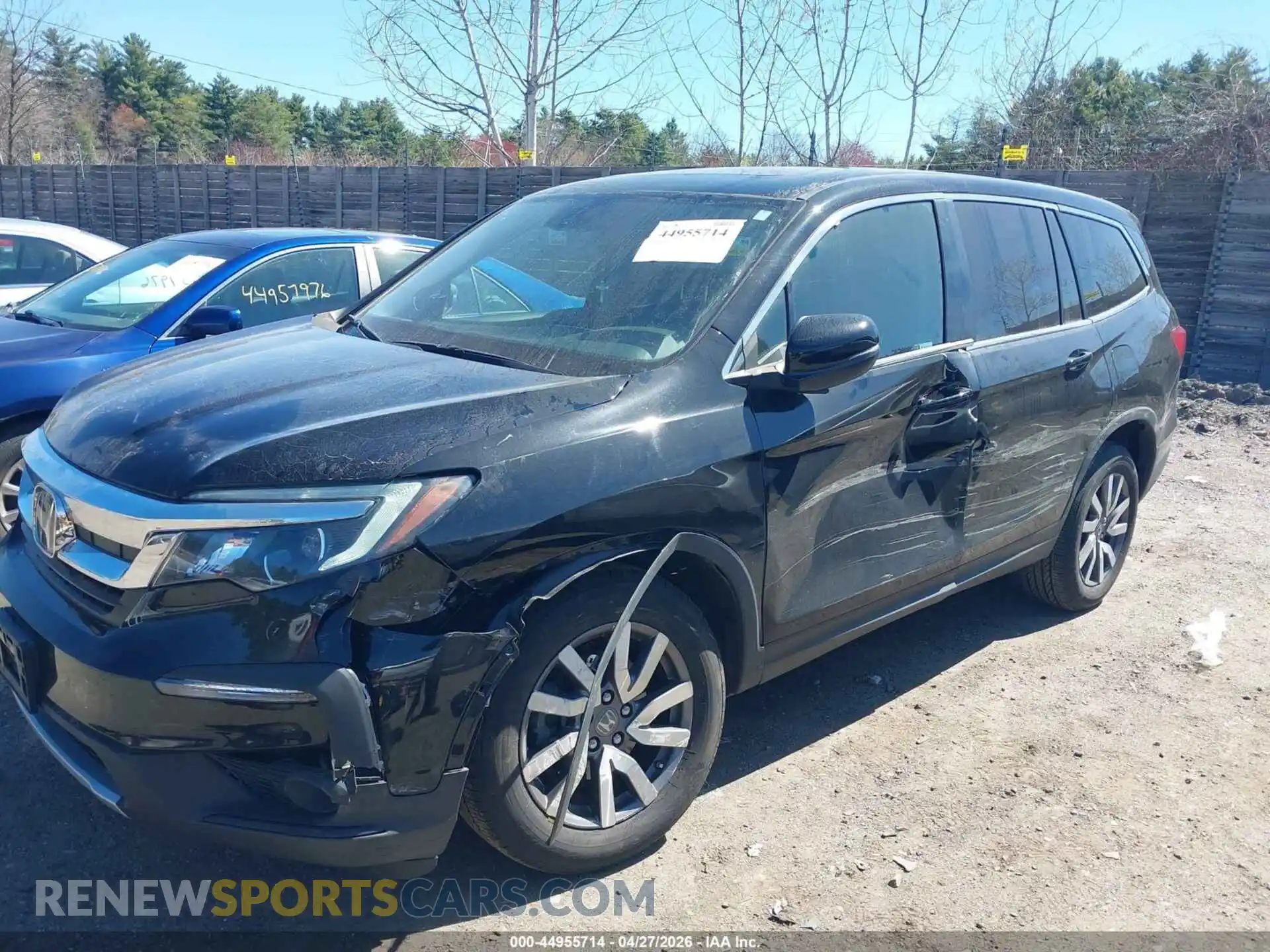 2 Photograph of a damaged car 5FNYF6H59MB031758 HONDA PILOT 2021