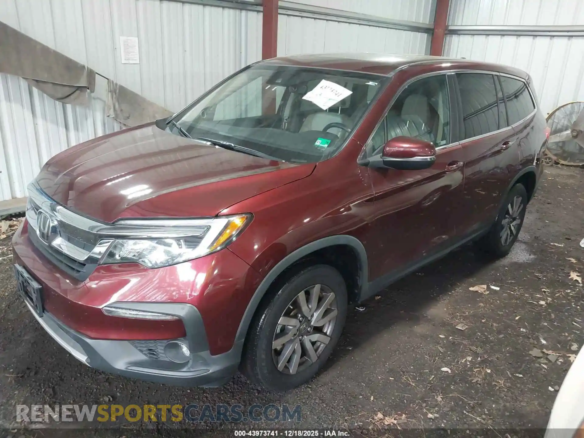2 Photograph of a damaged car 5FNYF6H5XMB024124 HONDA PILOT 2021