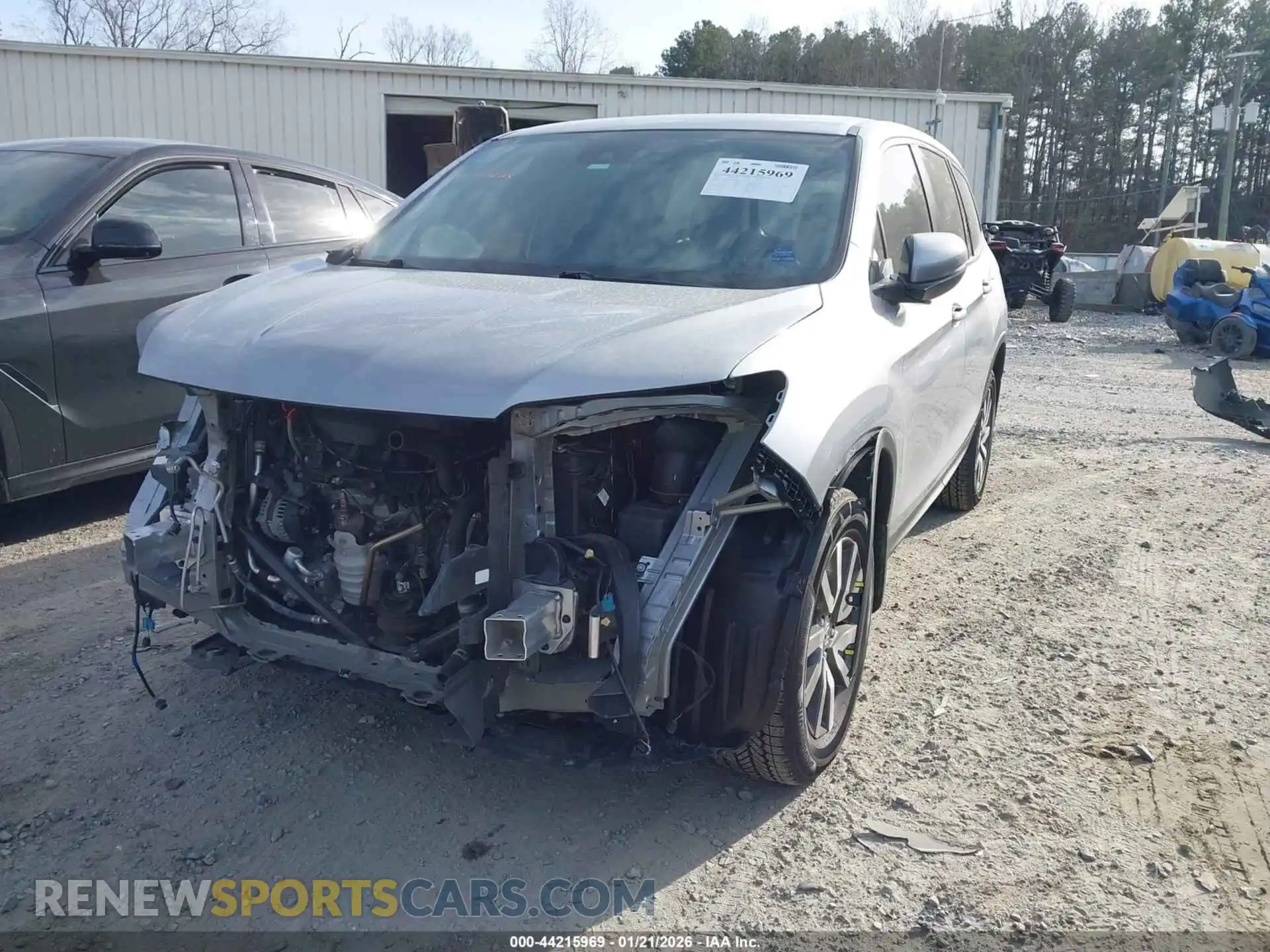 2 Photograph of a damaged car 5FNYF6H5XMB028254 HONDA PILOT 2021