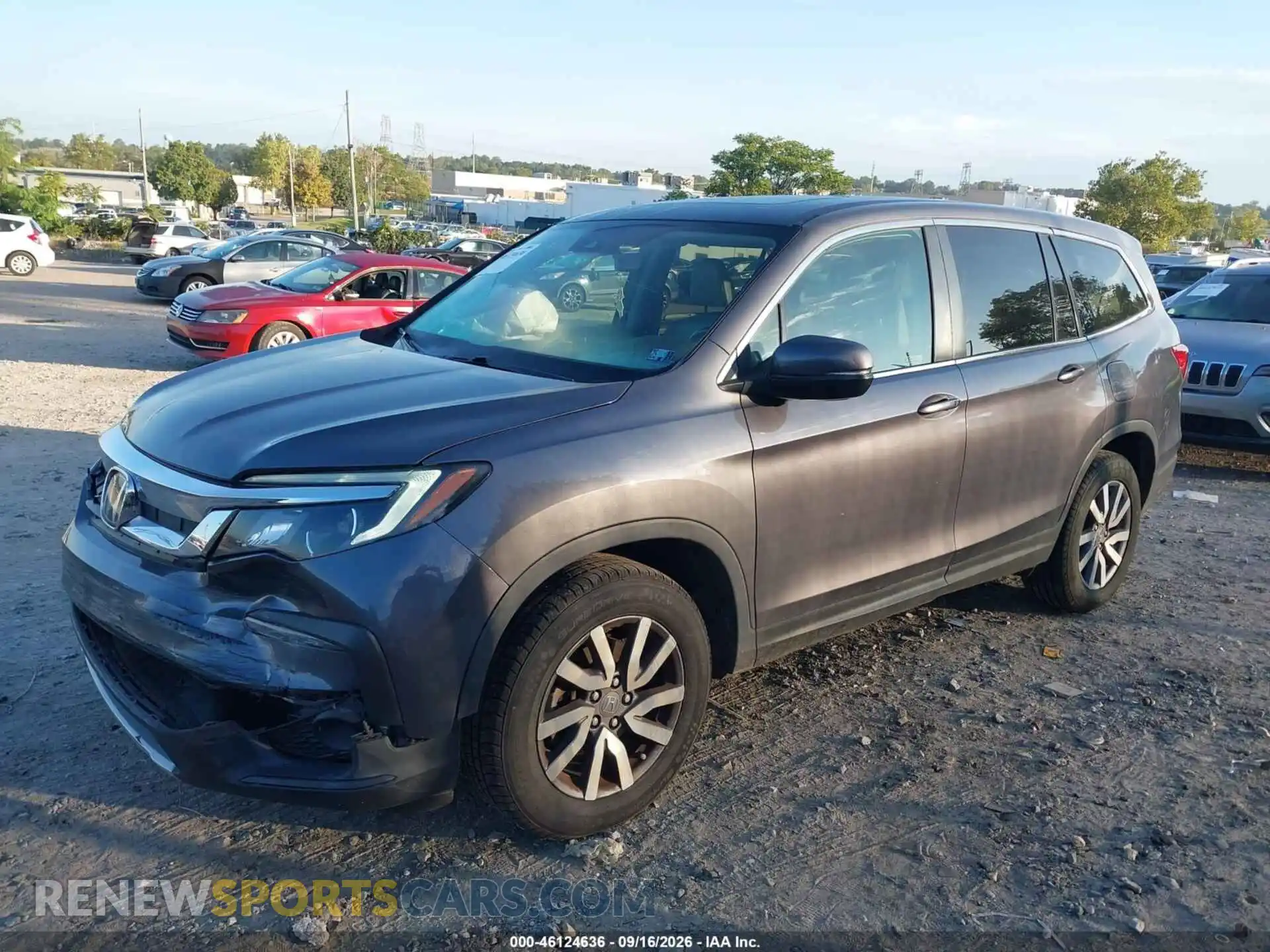 2 Photograph of a damaged car 5FNYF6H5XMB049461 HONDA PILOT 2021