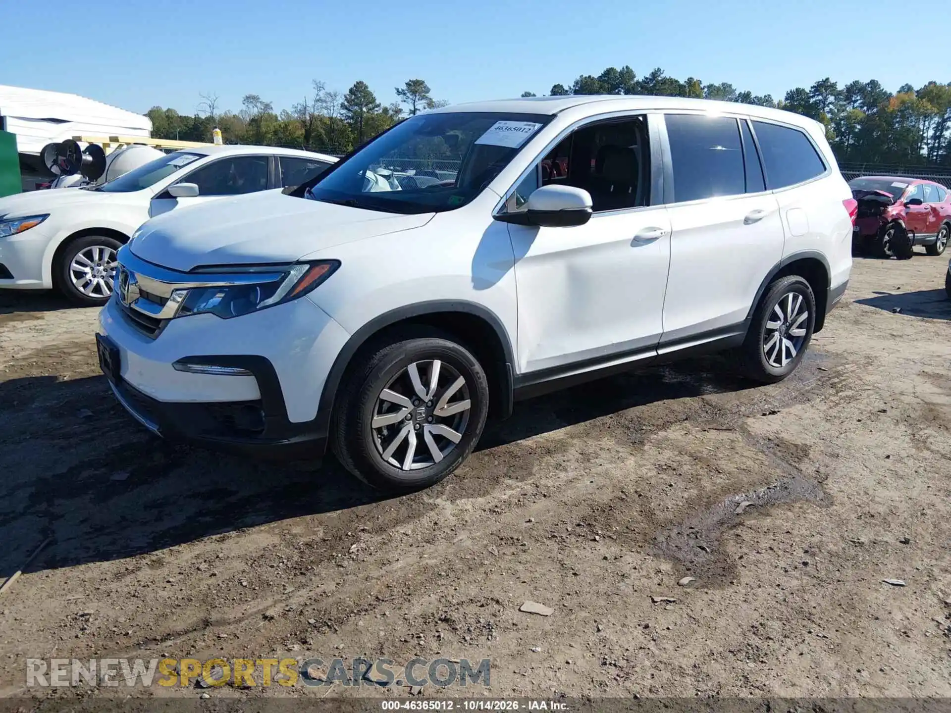 2 Photograph of a damaged car 5FNYF6H5XMB065076 HONDA PILOT 2021