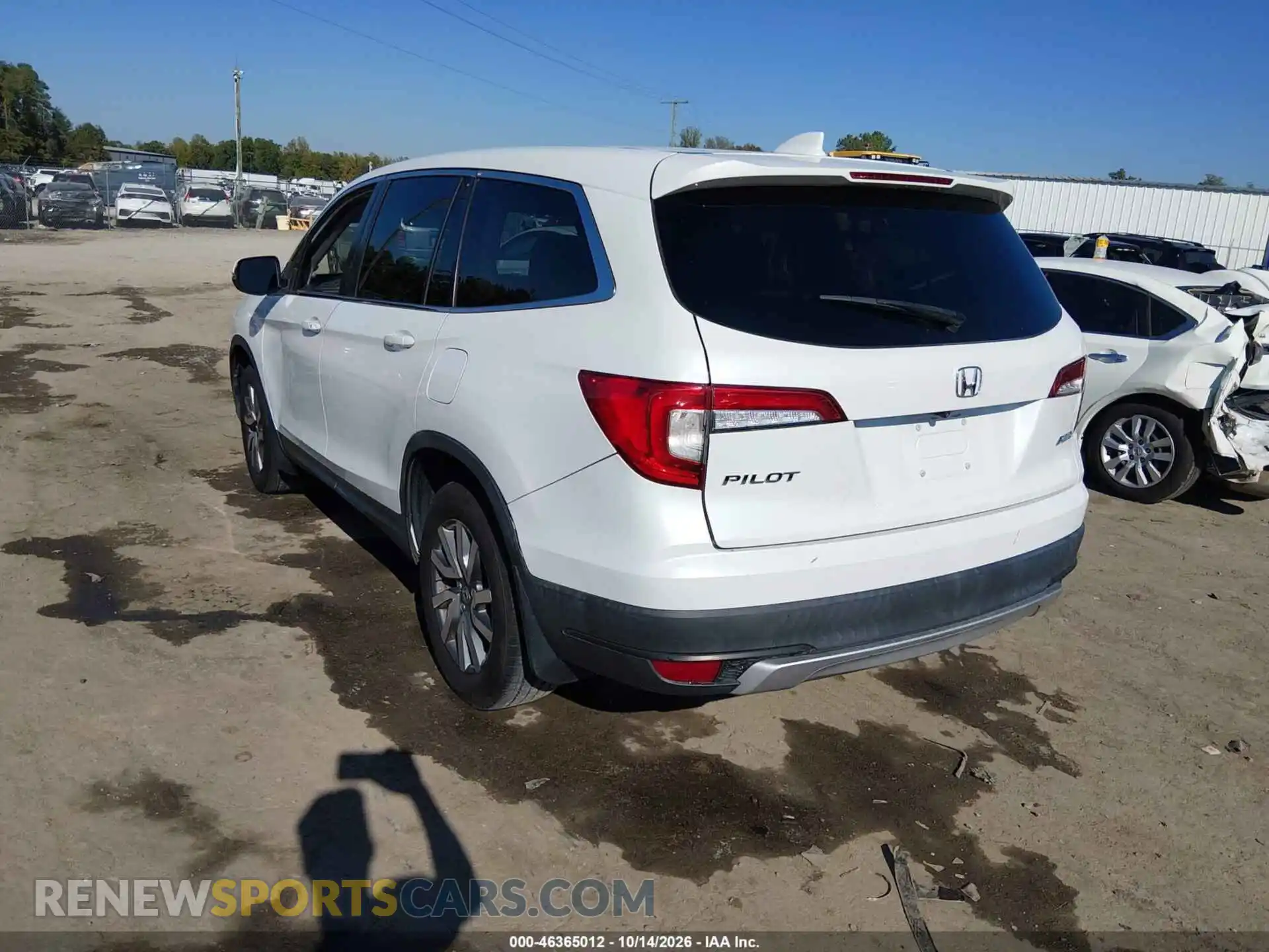 3 Photograph of a damaged car 5FNYF6H5XMB065076 HONDA PILOT 2021