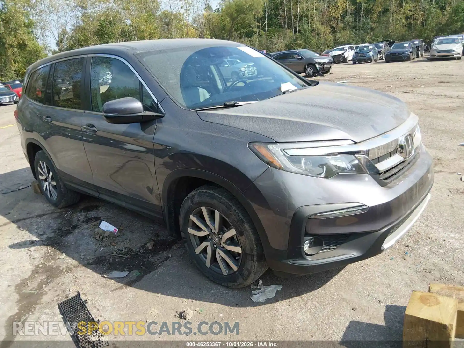 1 Фотография поврежденного автомобиля 5FNYF6H5XMB079835 HONDA PILOT 2021