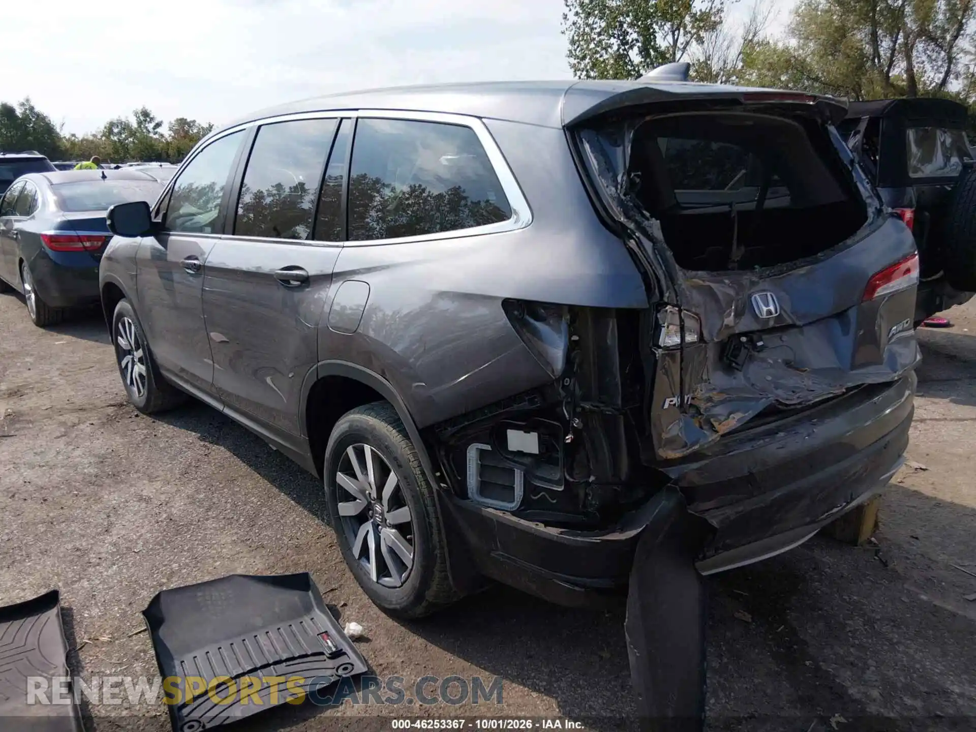 3 Фотография поврежденного автомобиля 5FNYF6H5XMB079835 HONDA PILOT 2021