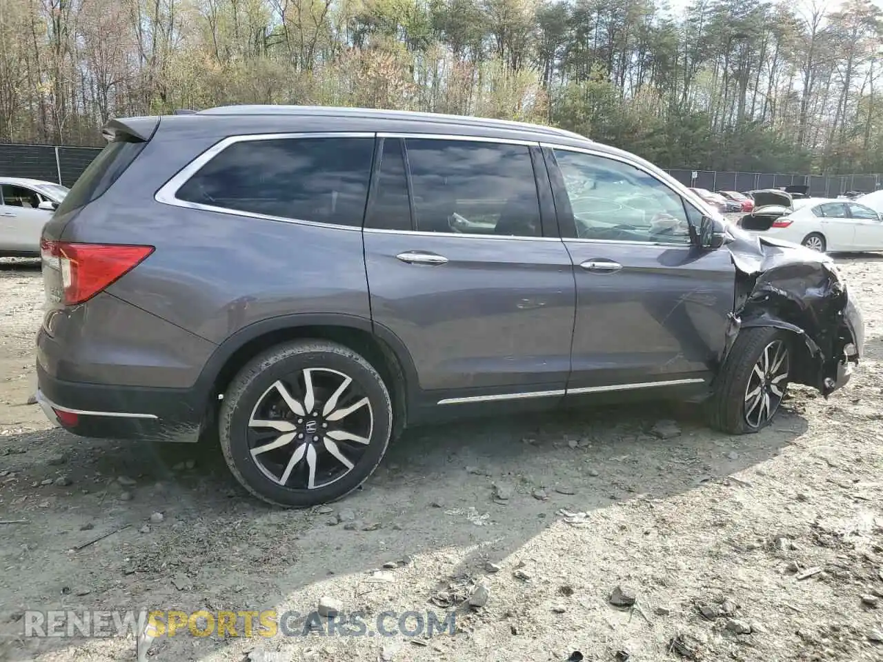 3 Photograph of a damaged car 5FNYF6H60MB078881 HONDA PILOT 2021