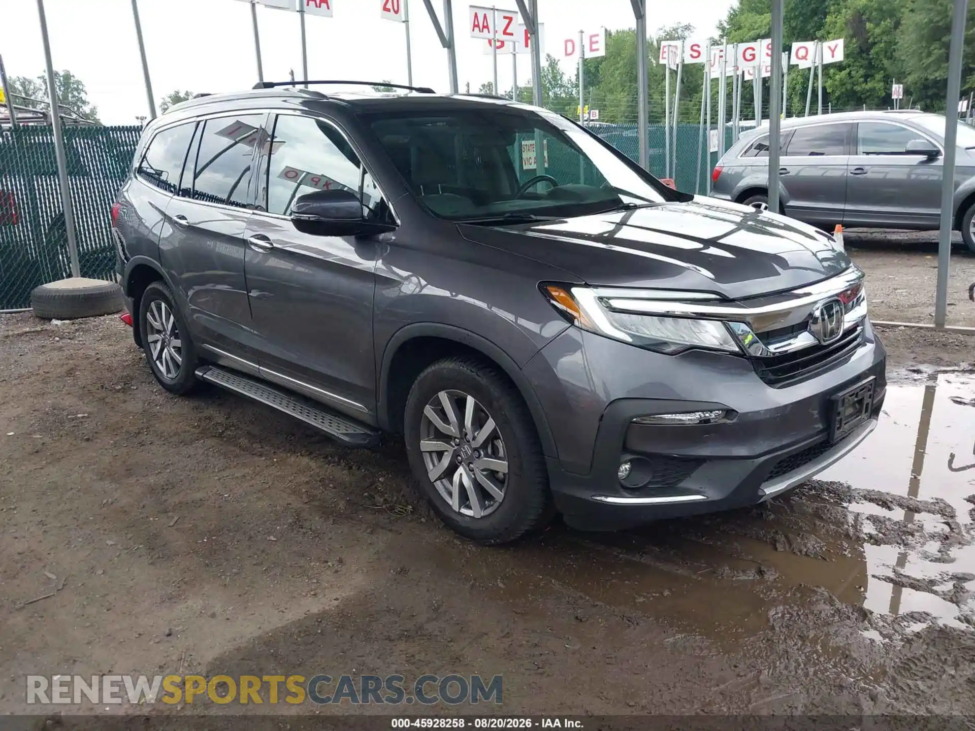 1 Photograph of a damaged car 5FNYF6H61MB043895 HONDA PILOT 2021