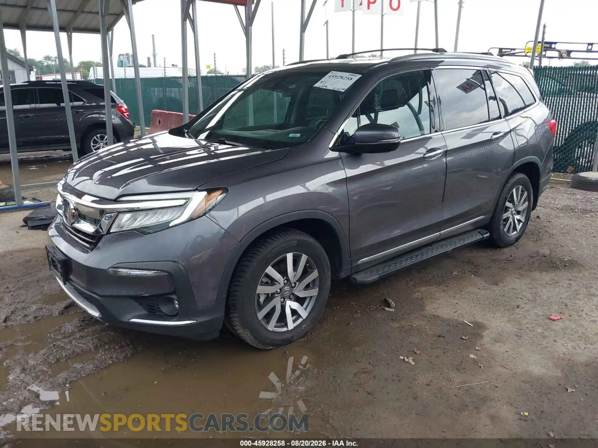 2 Photograph of a damaged car 5FNYF6H61MB043895 HONDA PILOT 2021