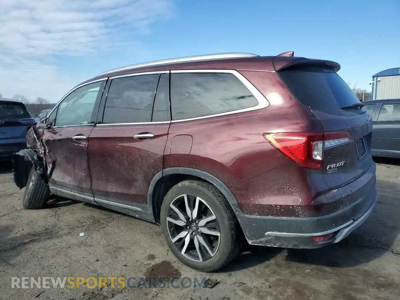 2 Photograph of a damaged car 5FNYF6H61MB062141 HONDA PILOT 2021