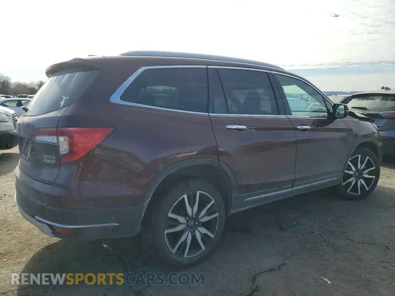 3 Photograph of a damaged car 5FNYF6H61MB062141 HONDA PILOT 2021