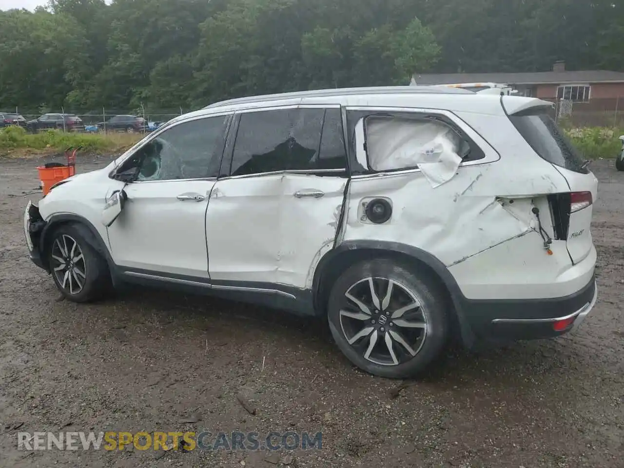 2 Photograph of a damaged car 5FNYF6H64MB004962 HONDA PILOT 2021