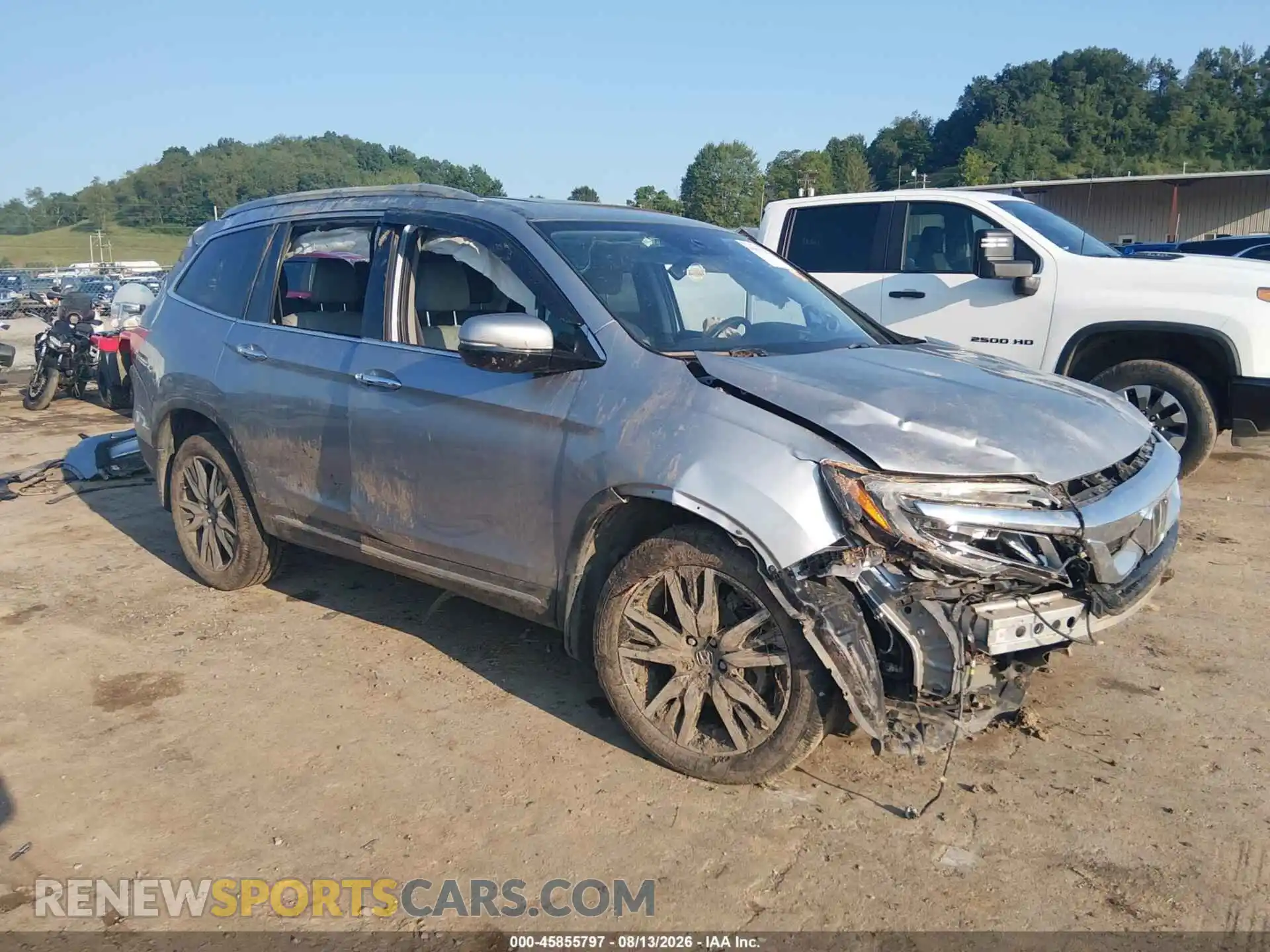 1 Photograph of a damaged car 5FNYF6H66MB044671 HONDA PILOT 2021