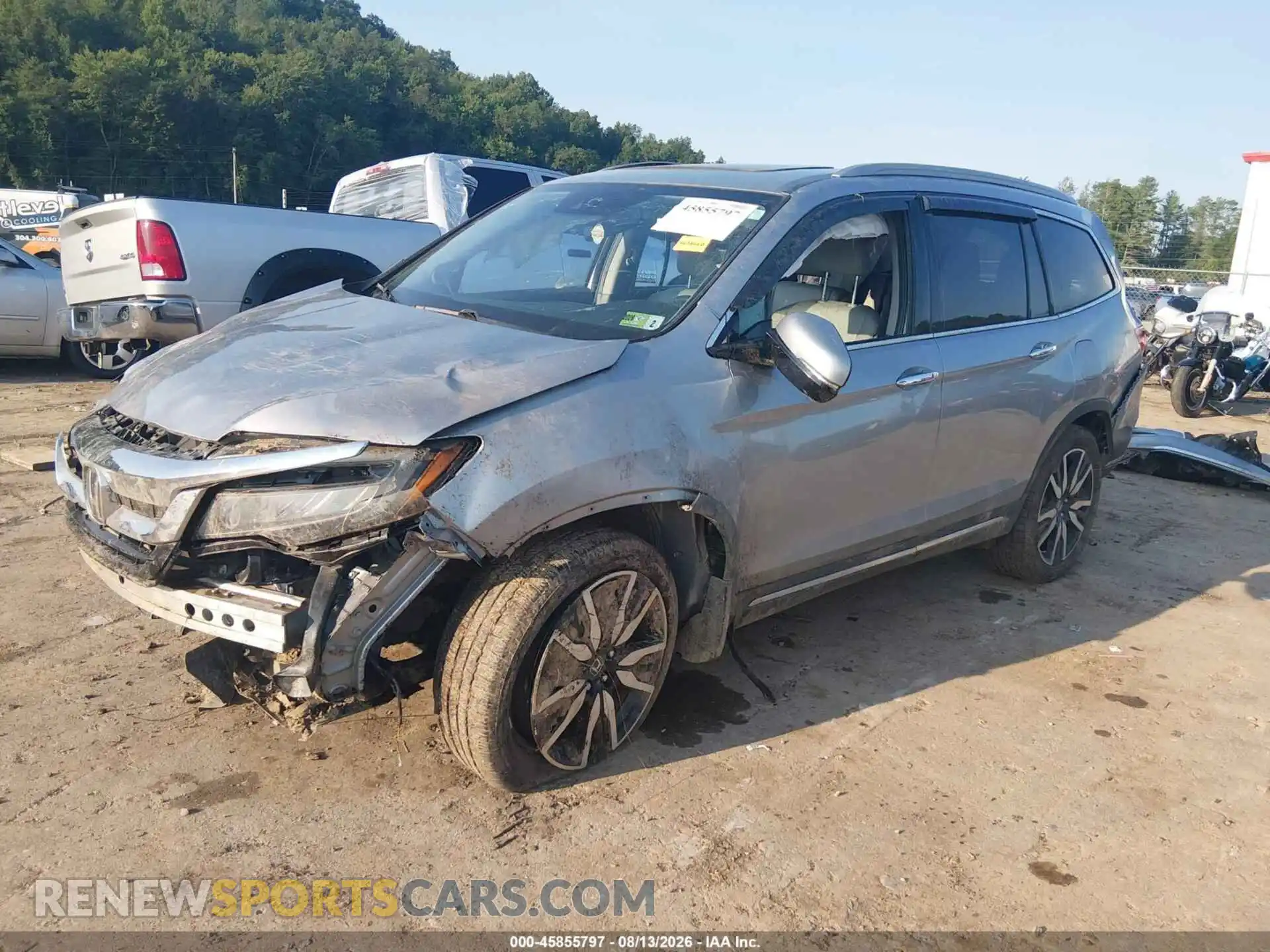 2 Photograph of a damaged car 5FNYF6H66MB044671 HONDA PILOT 2021
